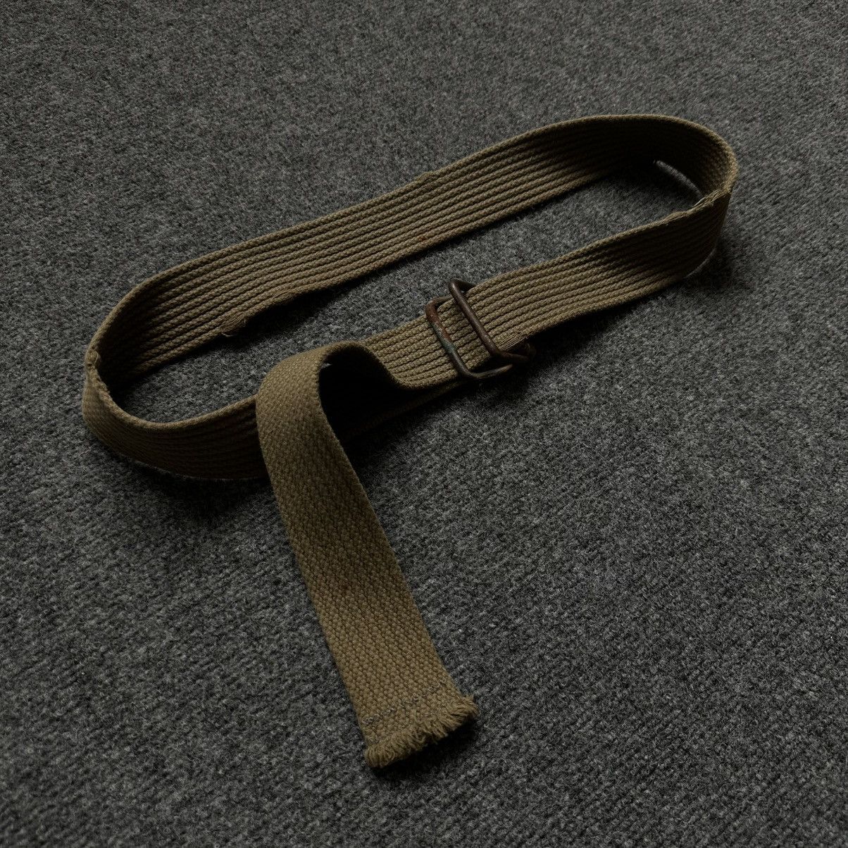Japanese Brand VTG Japanese Style Knit Belt Khaki Military Y2K Distressed Size ONE SIZE - 3 Thumbnail