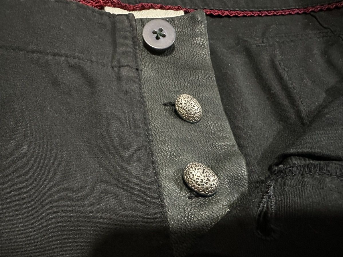 If Six Was Nine × Japanese Brand × Le Grande Bleu (L.G.B.) 🔥Japanese Y2K Bark Tannage Goatskin Flared Cargo Pants Size US 32 / EU 48 - 7 Thumbnail