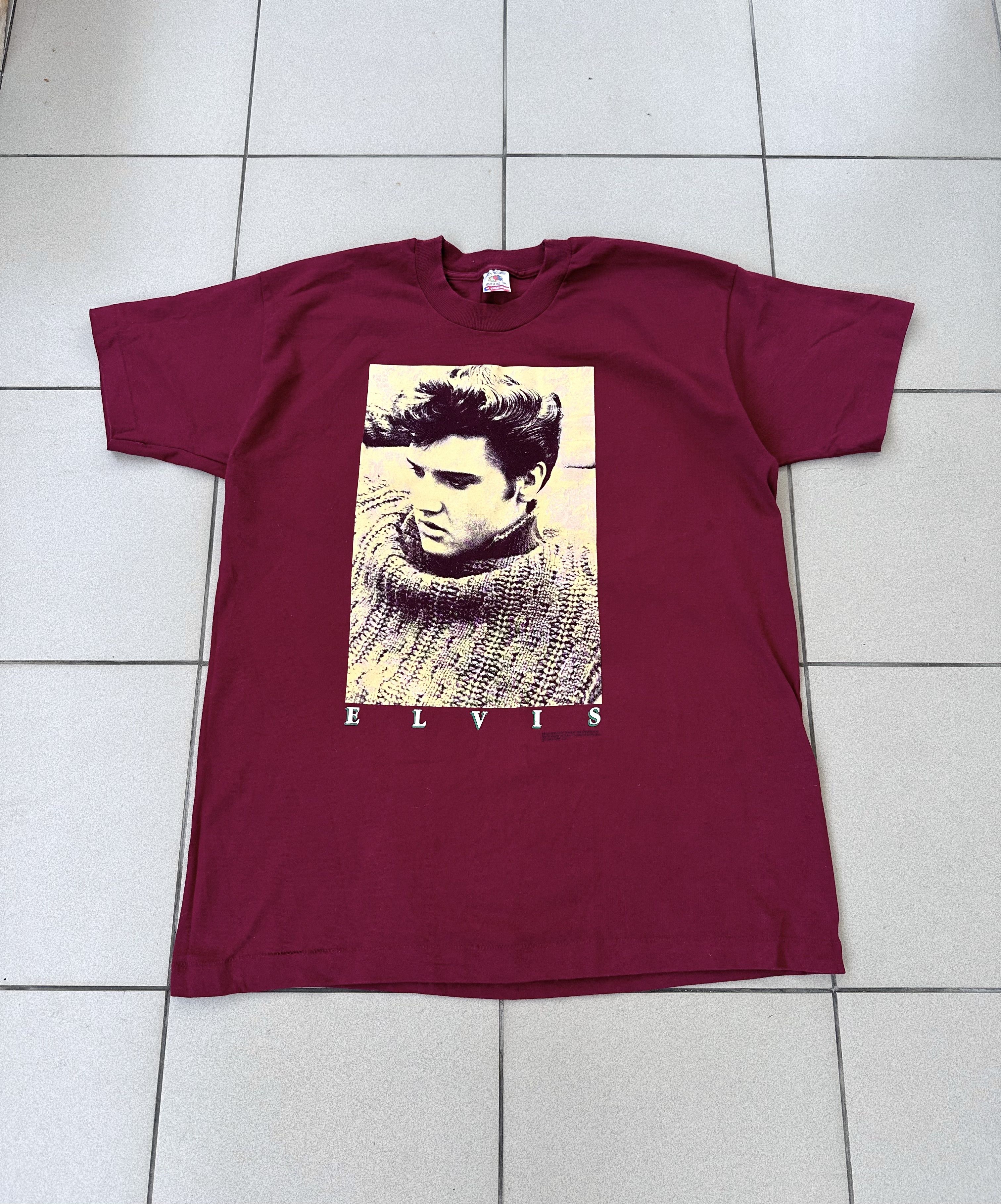Band Tees × Vintage Rare Vintage Elvis Presley 1994 tour tee 90s Size US XL / EU 56 / 4 - 1 Thumbnail