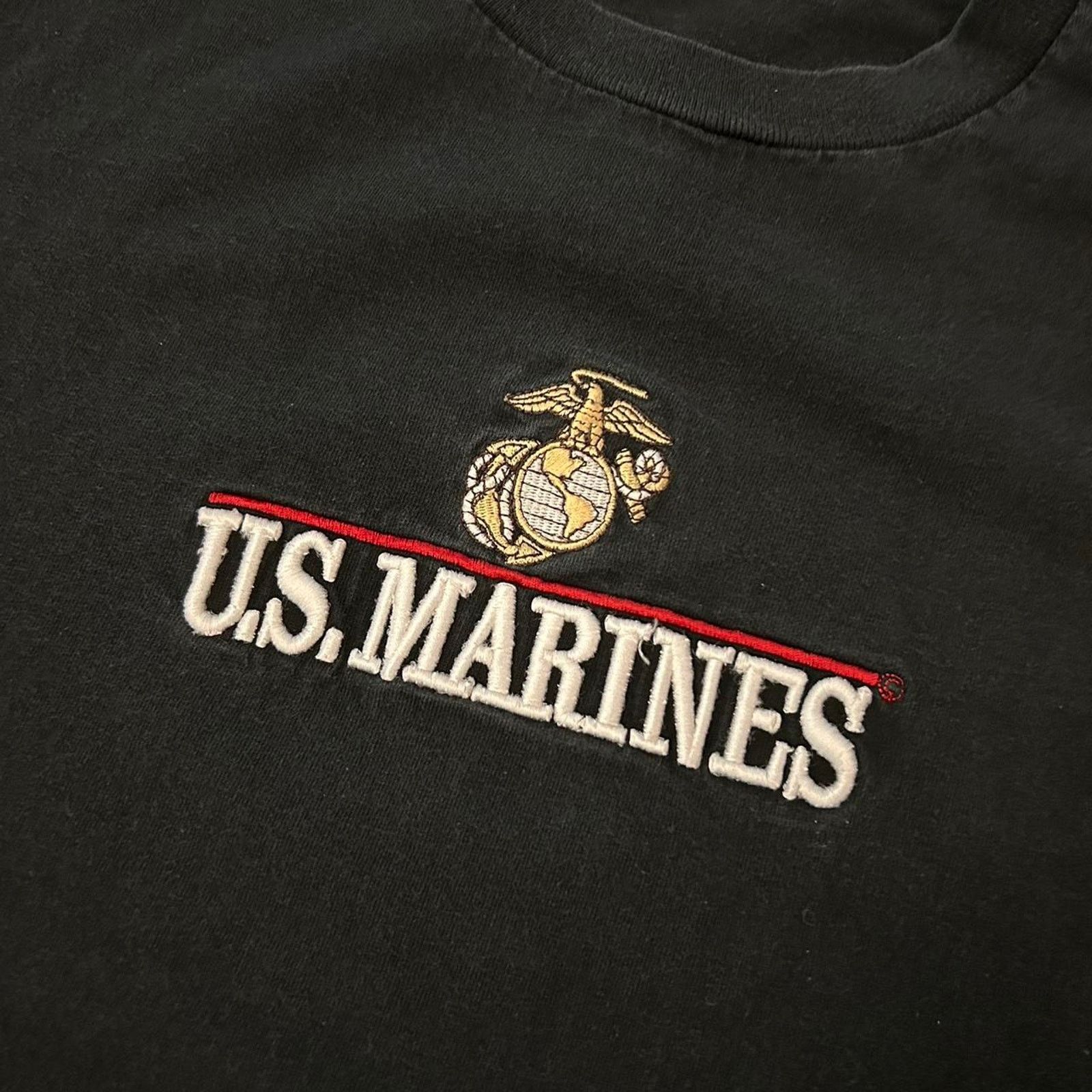 Other 1990s embroidered us marines tee Size US M / EU 48-50 / 2 - 2 Thumbnail