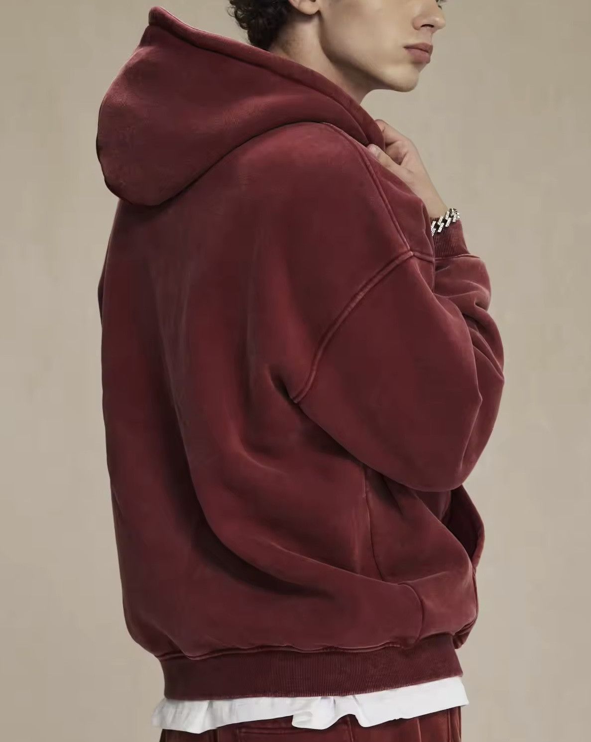 Japanese Brand × Vintage Batik fleece zippered hoodie Size US S / EU 44-46 / 1 - 5 Thumbnail