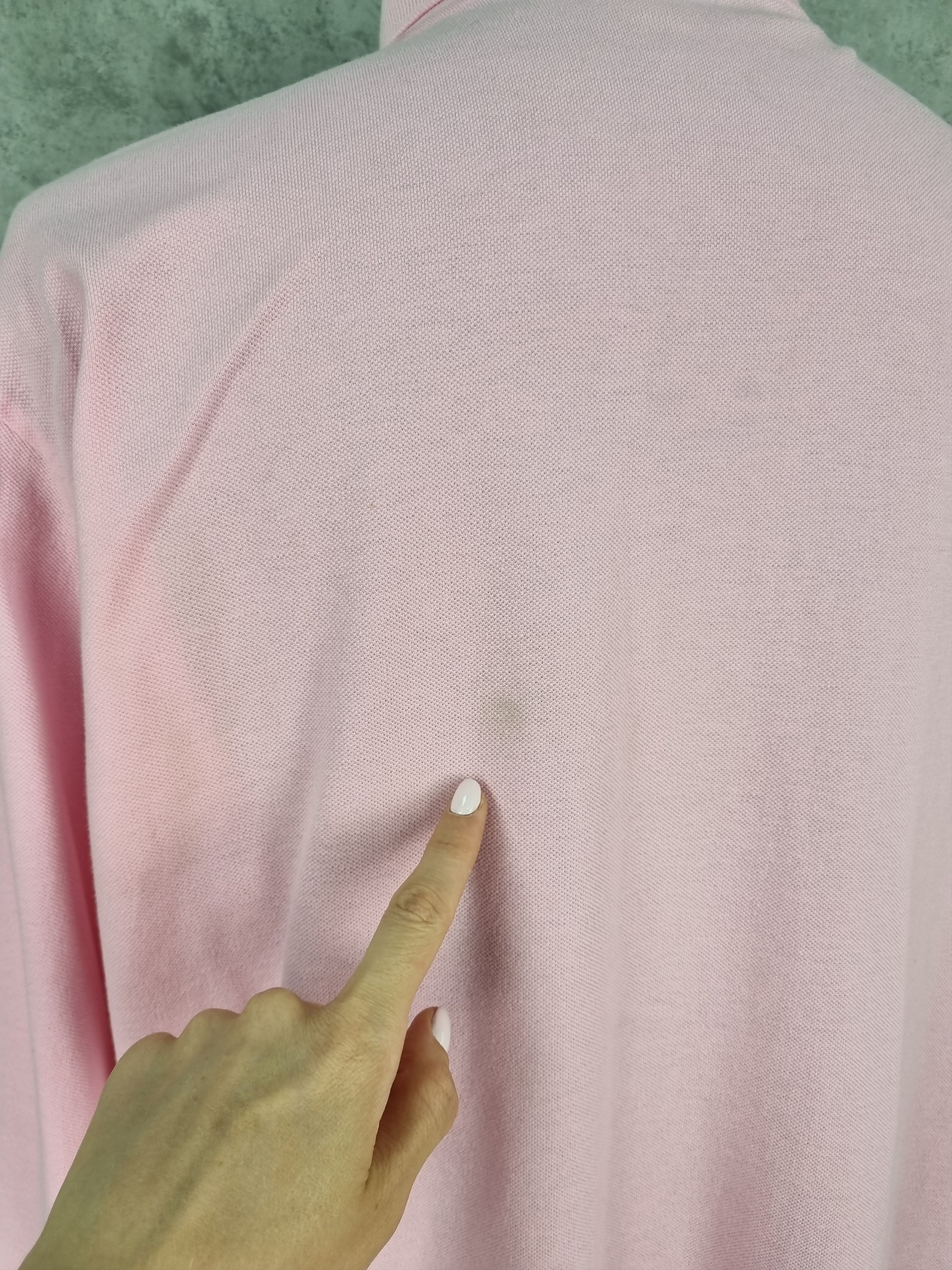 Polo Ralph Lauren × Vintage Polo Ralph Lauren Pink Attractive Long Sleeve Polo Size US XL / EU 56 / 4 - 7 Thumbnail