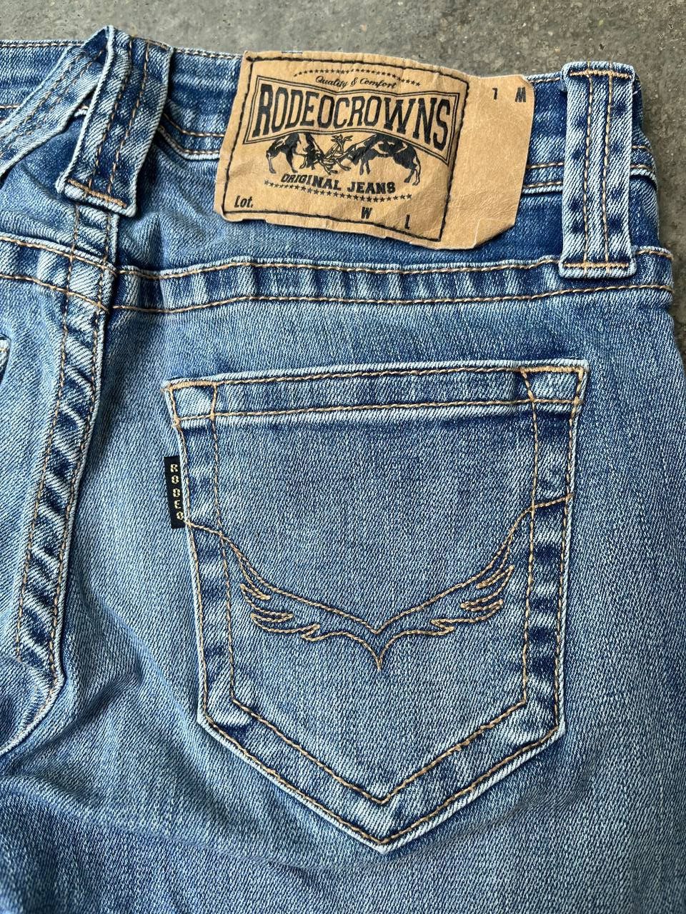 Other RODEOCROWNS JEANS DISTRESSED STYLE RARE Size US 30 / EU 46 - 10 Thumbnail