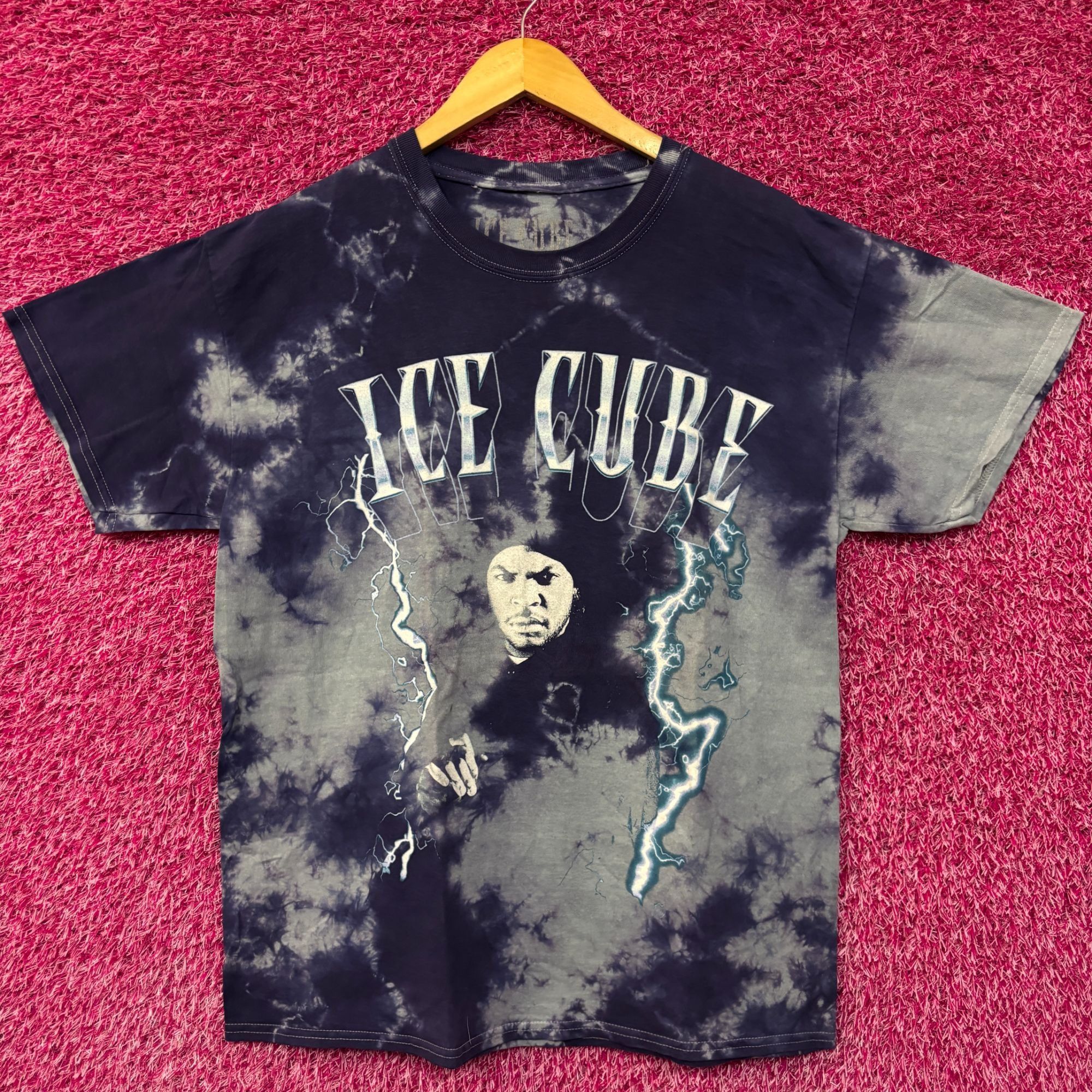 Rap Tees Ice Cube Electrifying West Coast Vey Own Rap Icon Tie Dye la Size US L / EU 52-54 / 3 - 1 Thumbnail