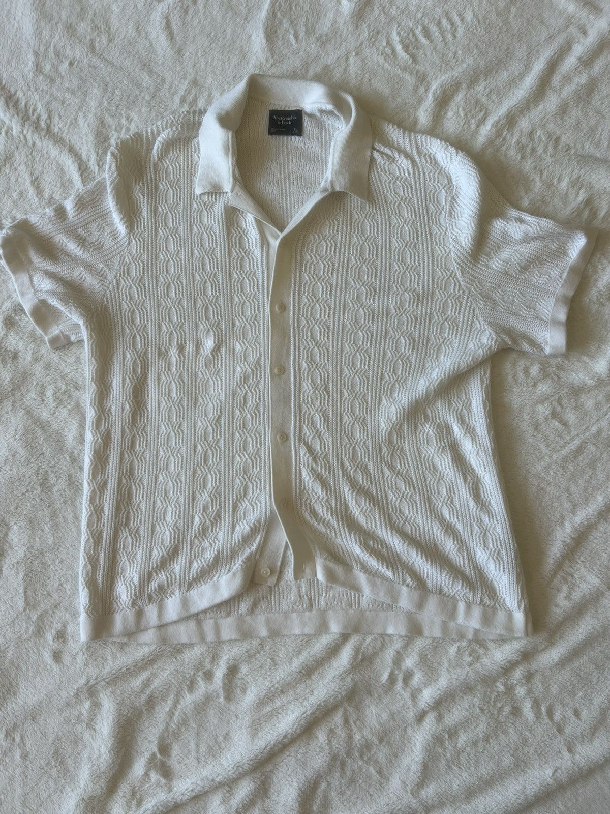 Abercrombie & Fitch × Vintage × Zara Knit button down Size US XL / EU 56 / 4 - 1 Thumbnail
