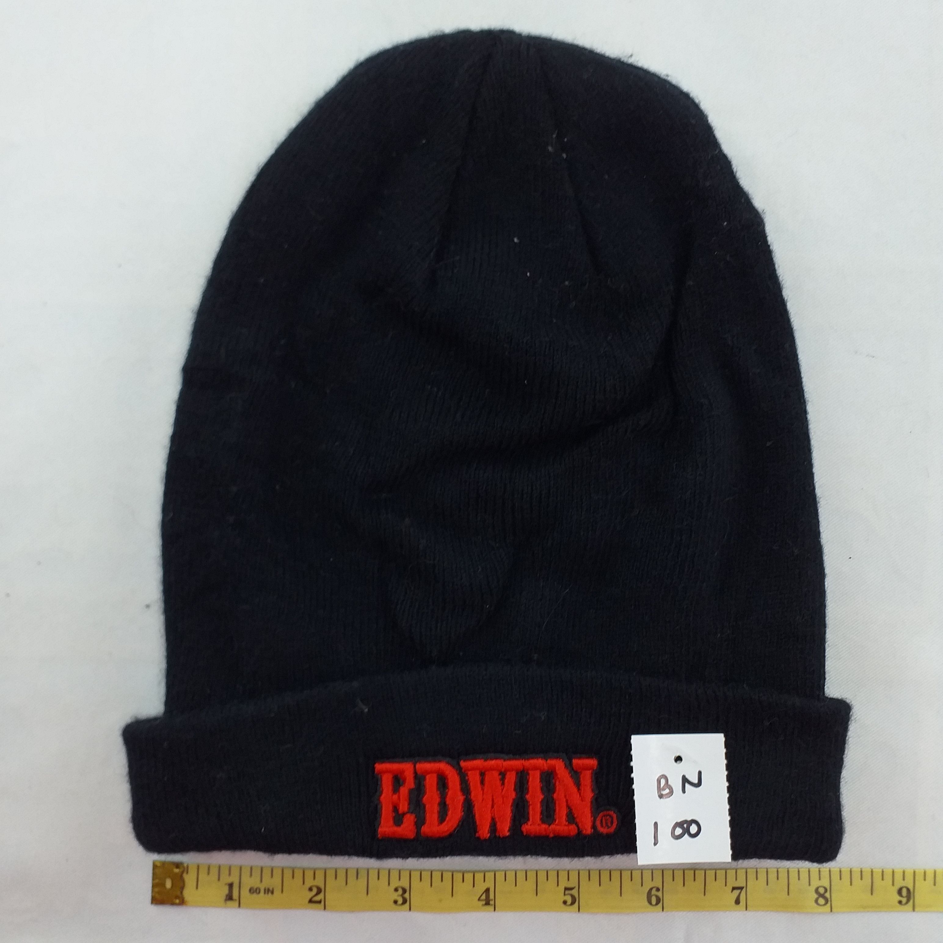 Japanese Brand Edwin Embroidery Snow Cap Hat Beanie -BN100 Size ONE SIZE - 4 Thumbnail