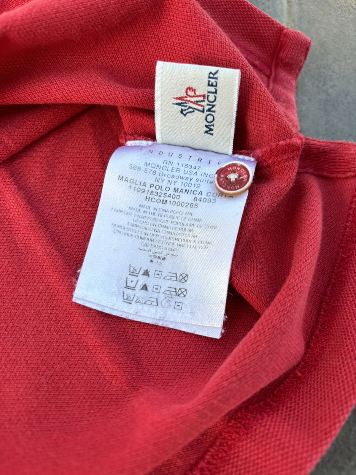 Moncler Moncler Polo Size US M / EU 48-50 / 2 - 7 Thumbnail