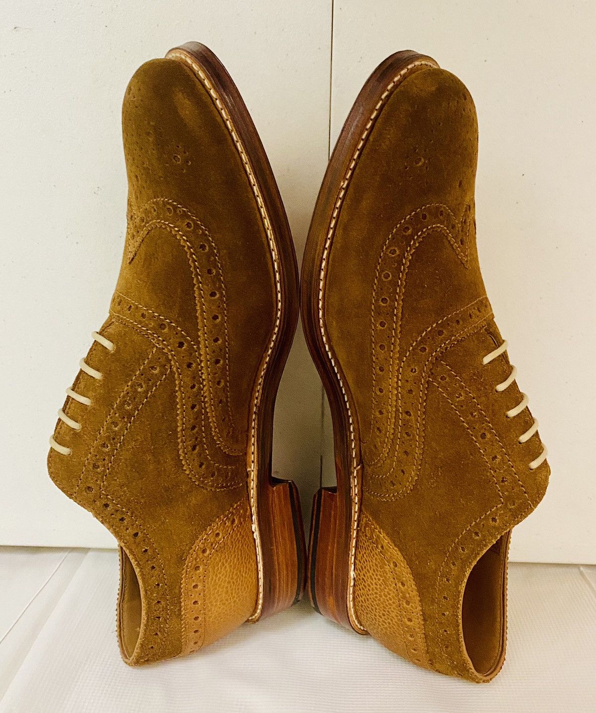 Grenson GRENSON 5033 Stanley Brown Suede Leather Brogue 13 New Size US 13 / EU 46 - 9 Thumbnail