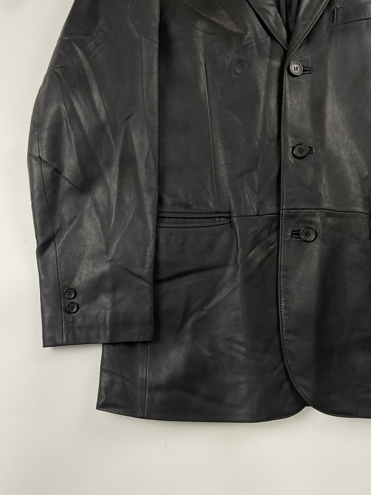Balenciaga Vintage Balenciaga Leather Jacket Size US XL / EU 56 / 4 - 7 Thumbnail