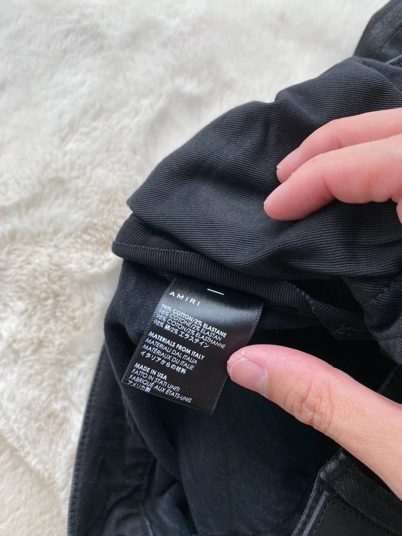 Amiri Amiri Washed black mx1 jeans 2501-Nextarrow Size US 28 / EU 44 - 4 Thumbnail
