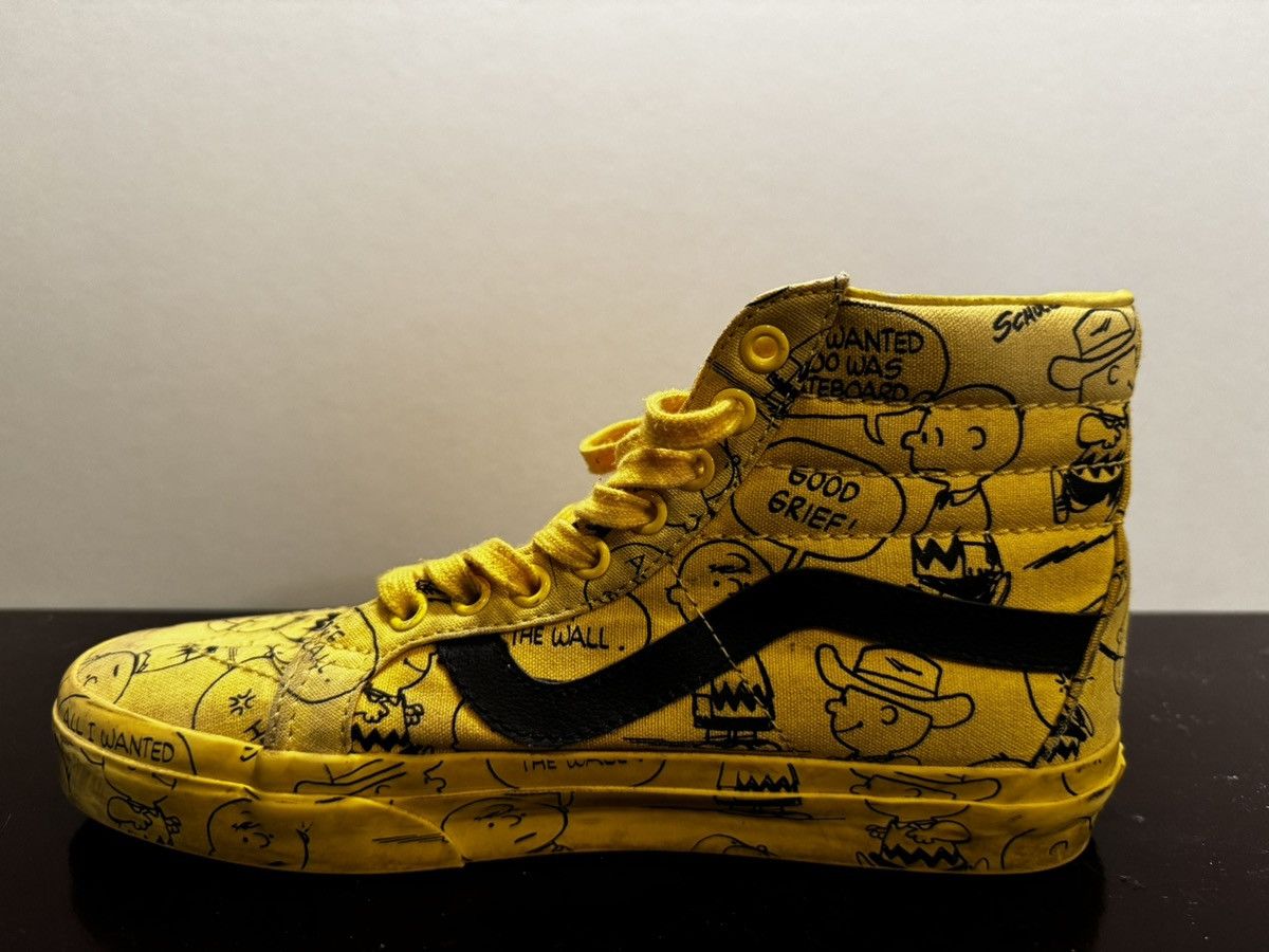 Peanuts × Vans Vans x Peanuts Sk8-Hi ‘Charlie Brown Maize’ Size US 7 / EU 40 - 6 Thumbnail