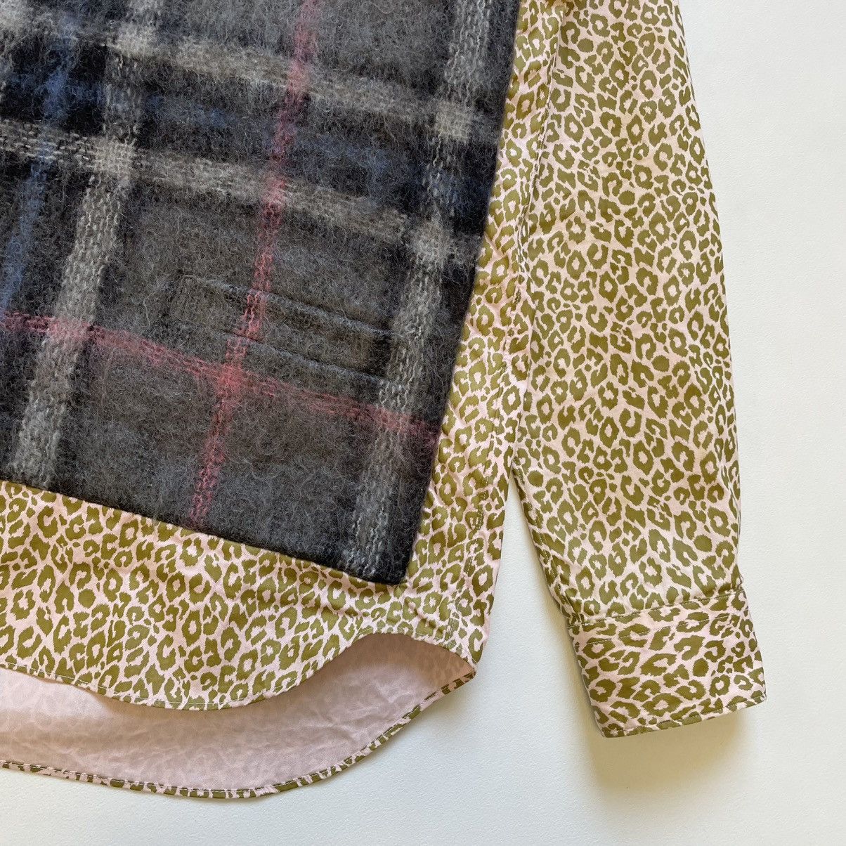 Comme des Garcons Homme Plus A/W 10 Hybrid Mohair Front Panelled Shirt Size US M / EU 48-50 / 2 - 8 Thumbnail