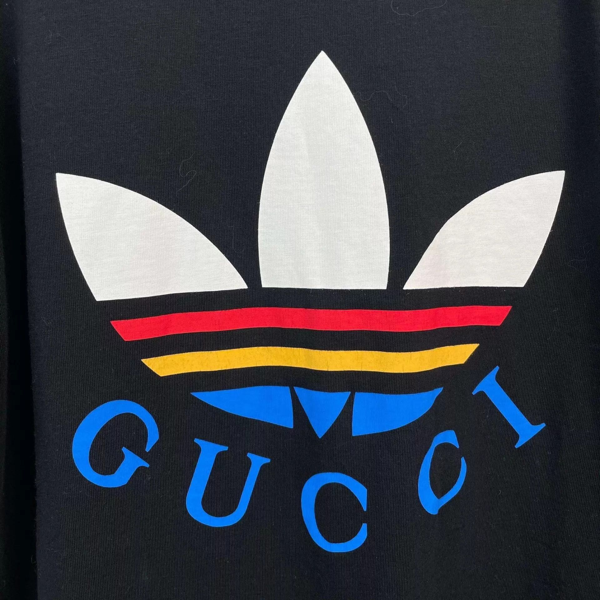 Gucci Gucci x Adidas short-sleeve Tee black XS 95 New Size US XS / EU 42 / 0 - 3 Thumbnail