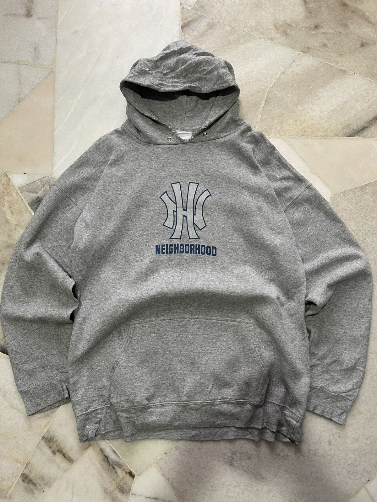 Neighborhood 90s Neighborhood Distressed Hoodie Size US XL / EU 56 / 4 - 2 Thumbnail