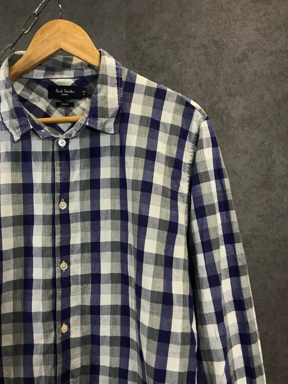 Designer Paul Smith flannel designer shirt Size US L / EU 52-54 / 3 - 2 Thumbnail