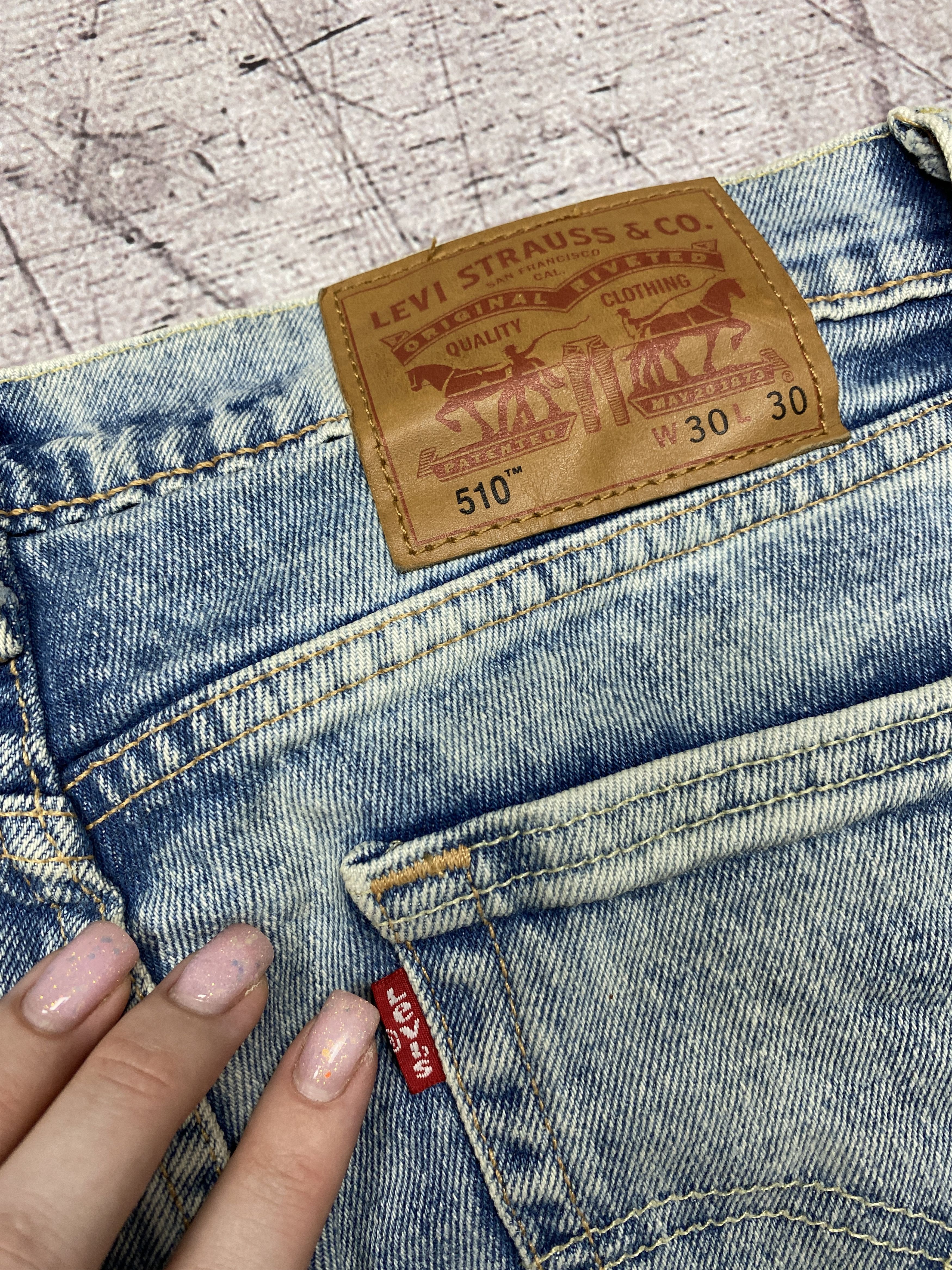 Levi's × Levi's Vintage Clothing Levi's 510 Vintage Mens Denim Pants Jeans Size US 30 / EU 46 - 2 Thumbnail
