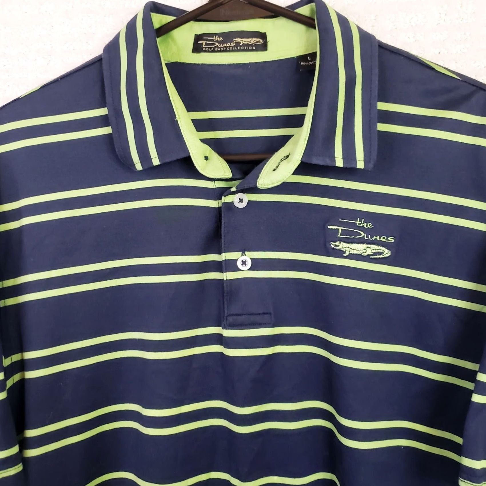 Vintage The Dunes Nike Tour Performance Golf Polo Shirt Mens L Blue Size US L / EU 52-54 / 3 - 3 Thumbnail