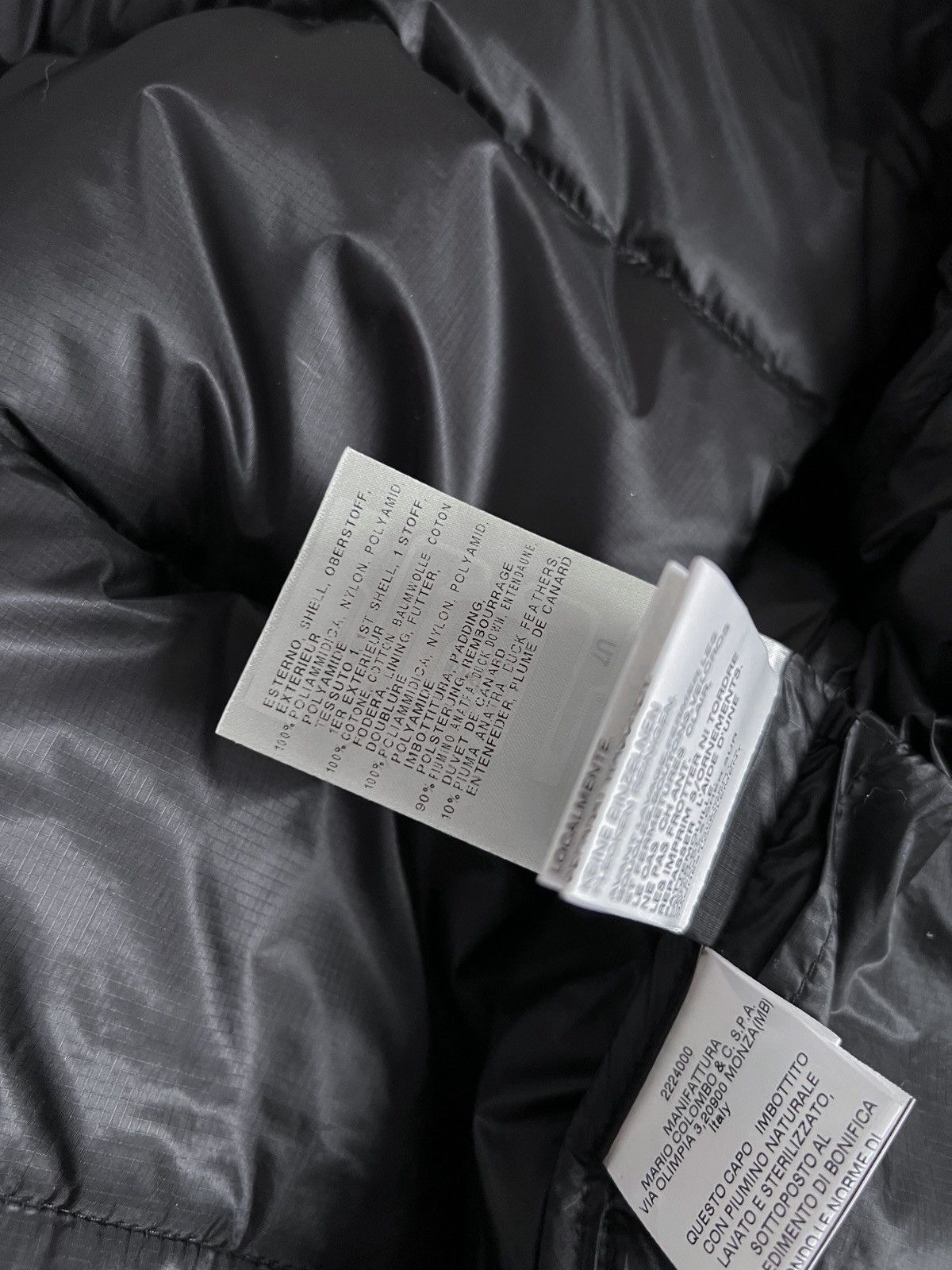 White Mountaineering Yosuke Aizawa Colmar Waxed Sleeve Down Puffer Size US L / EU 52-54 / 3 - 15 Thumbnail