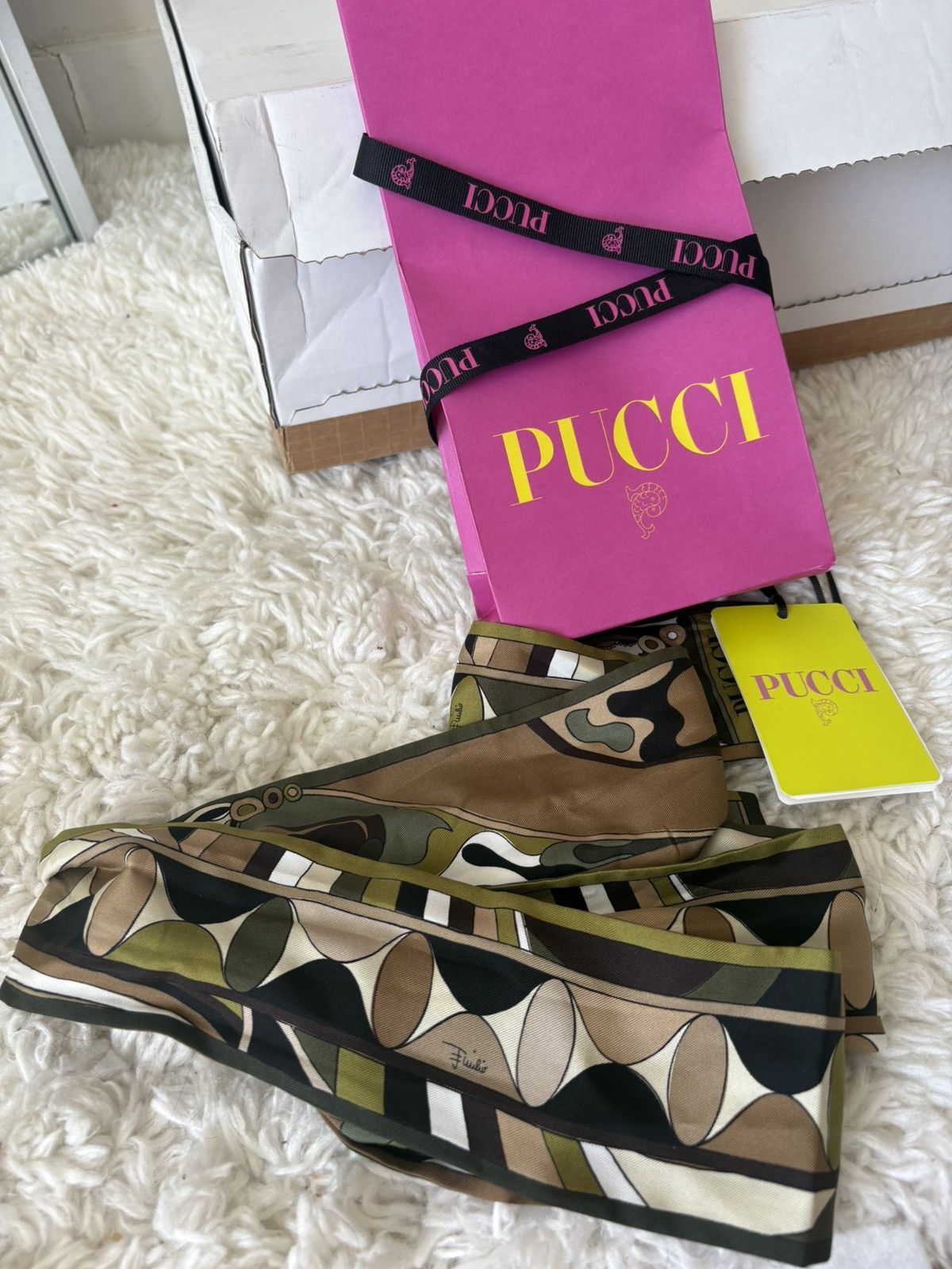 Emilio Pucci Pucci Print Scarf Size ONE SIZE - 1 Thumbnail