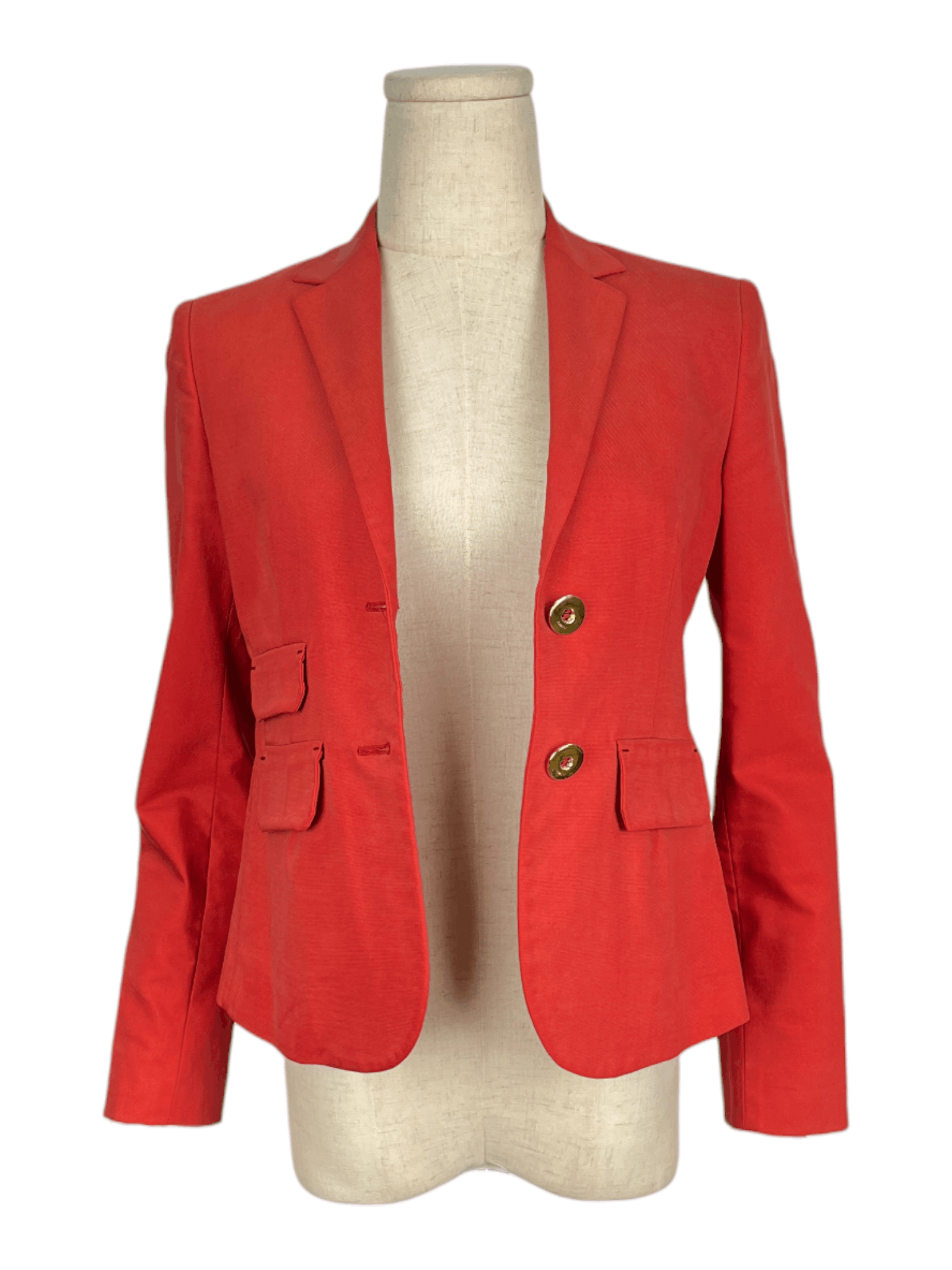 Gucci Orange Jacket With Gold Buttons Size XS / US 0-2 / IT 36-38 - 1 Thumbnail