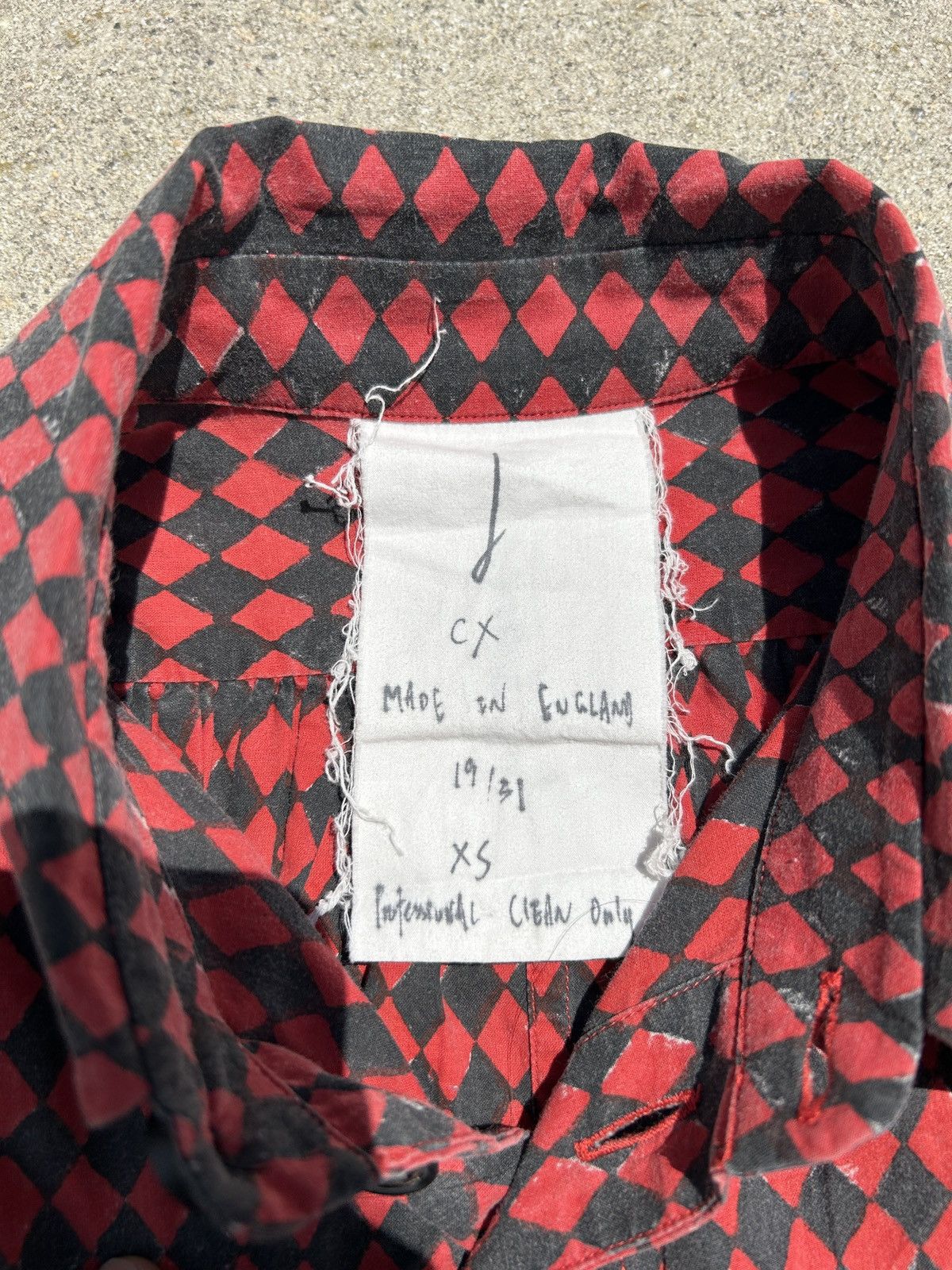 John Alexander Skelton John Alexander Skelton Gathered Block Print Shirt Size US S / EU 44-46 / 1 - 5 Thumbnail