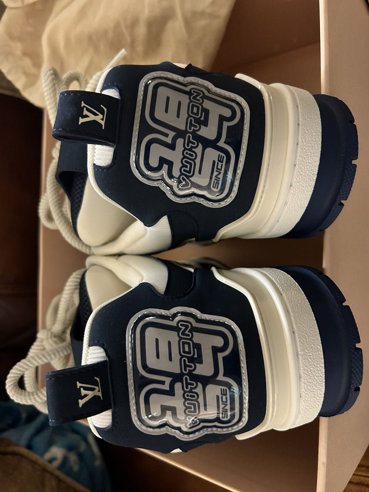 Louis Vuitton Louis Vuitton Skate Sneaker “Marine” “Navy” Size US 10 / EU 43 - 6 Thumbnail