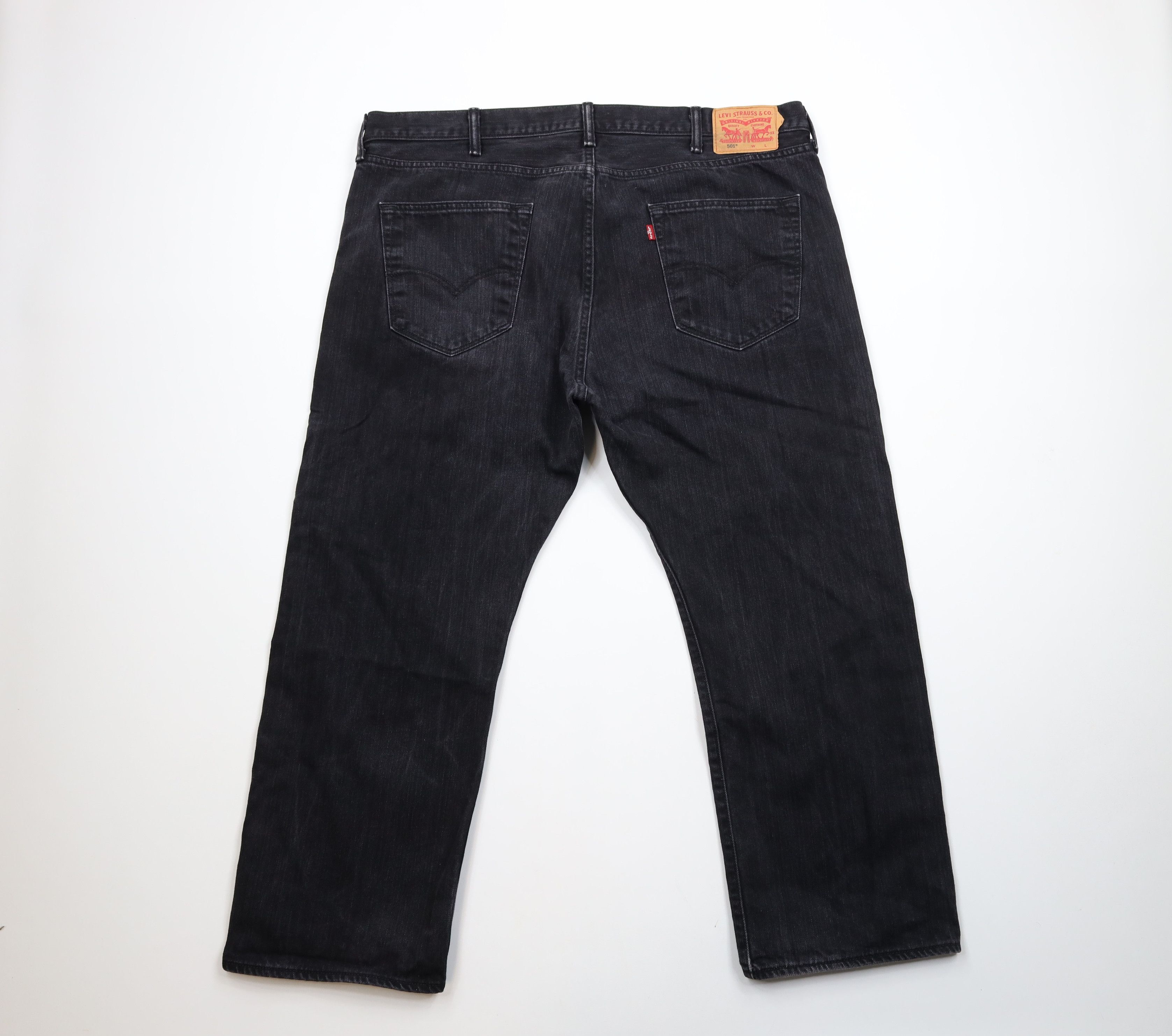 Levi's × Vintage Vintage Y2K Levis 501xx Fly Original Fit Denim Jeans Black Size US 44 / EU 60 - 8 Thumbnail