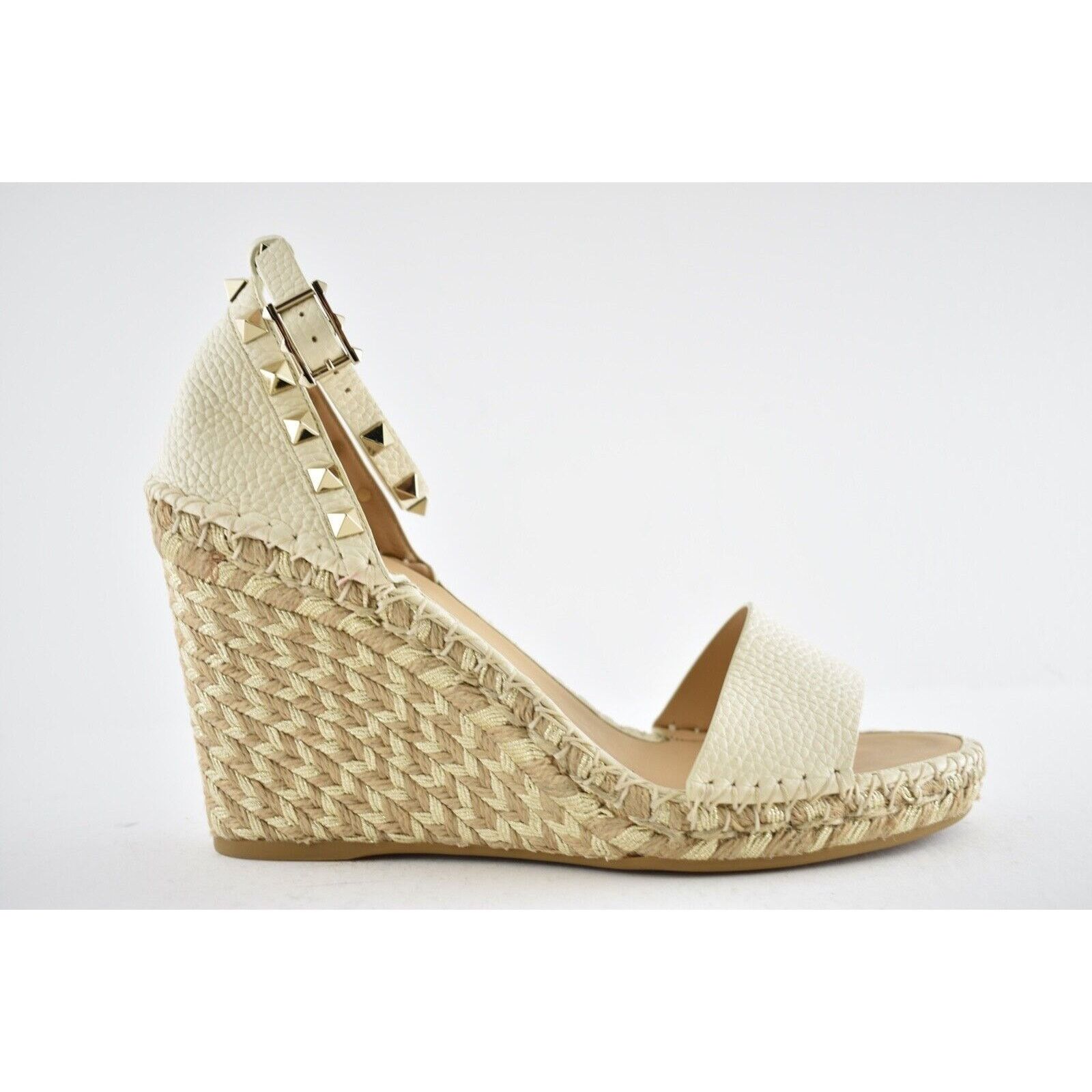 Valentino Rockstud Ankle Strap Platform Wedge Sandal Heel 40 Size US 10 / IT 40 - 2 Thumbnail