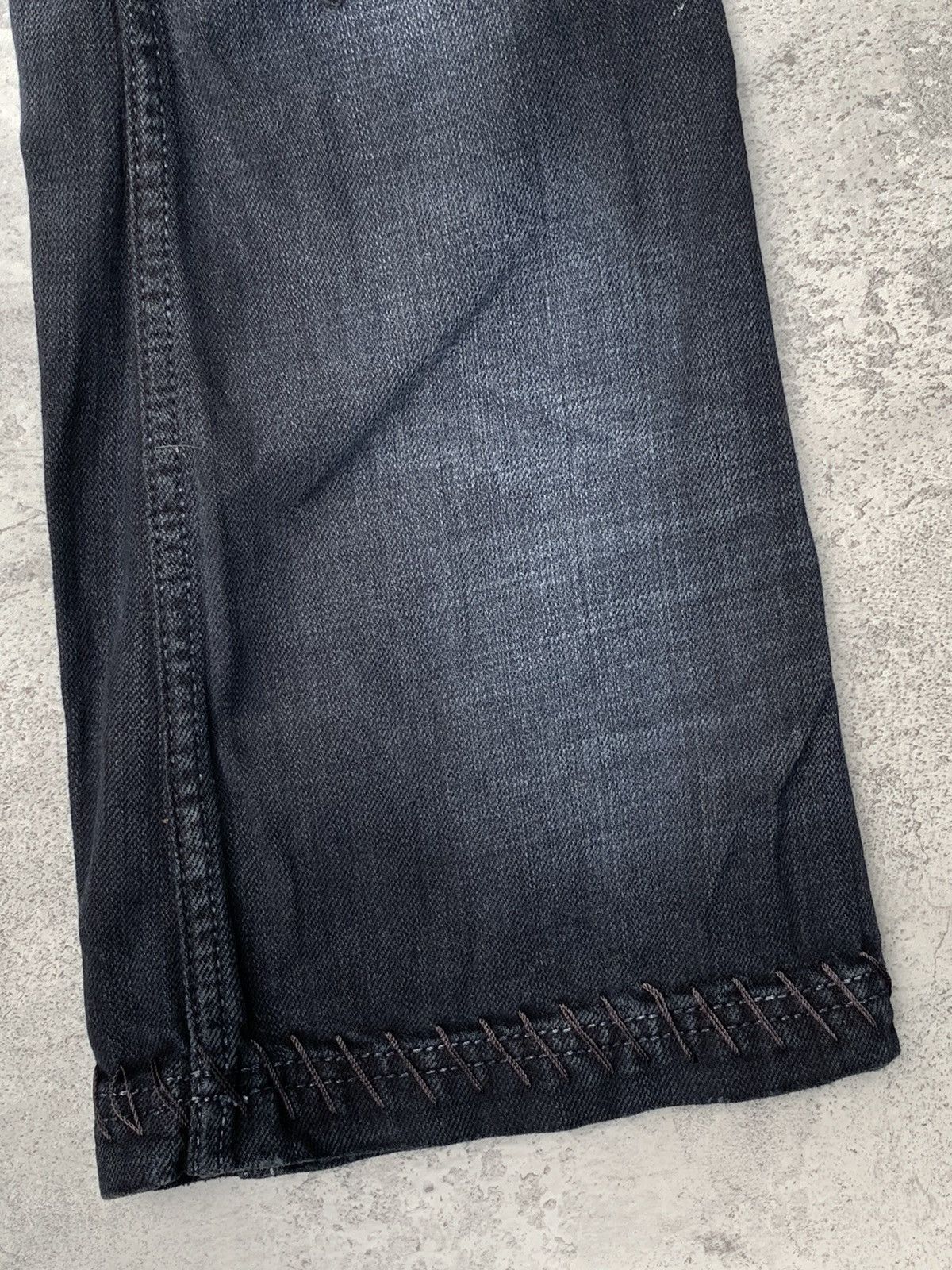 Japanese Brand ANTIK DENIM distressed coin flare jeans Size US 26 / EU 42 - 7 Thumbnail