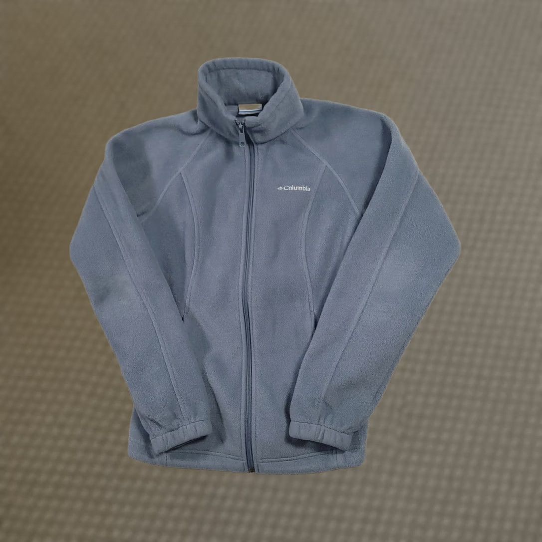 Vintage Columbia Pullover Womens XS Blue Fleece Full Zip Mock Neck Long Sleeve Top Size XS / US 0-2 / IT 36-38 - 1 Thumbnail