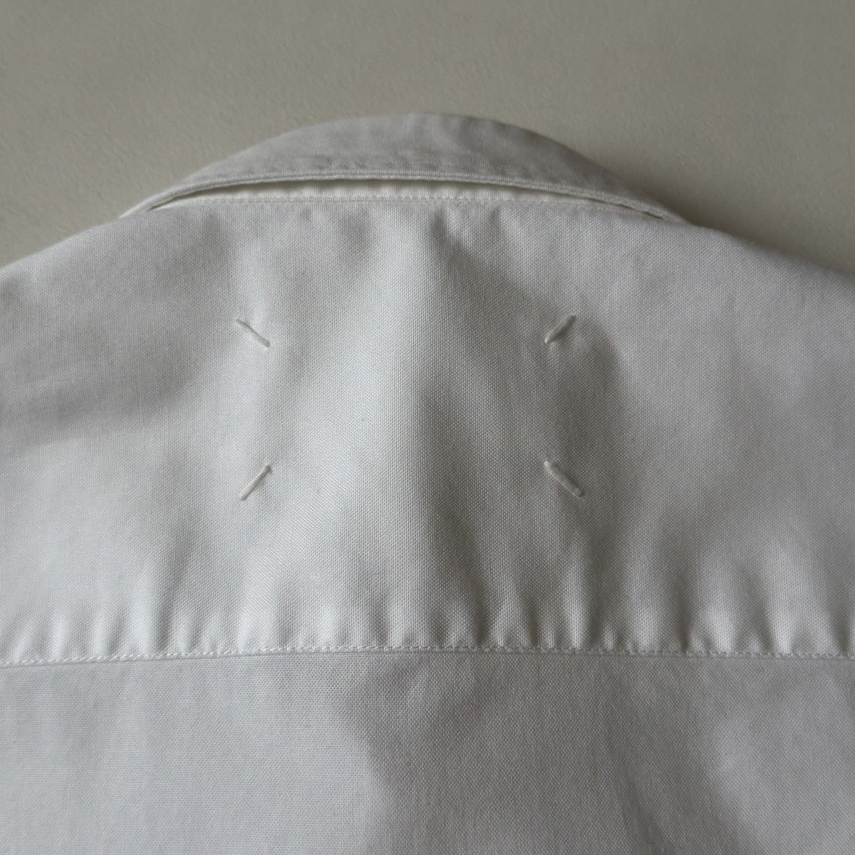 Maison Margiela S/S 17 White Cotton ‘Officer’ Shirt Size US L / EU 52-54 / 3 - 13 Thumbnail