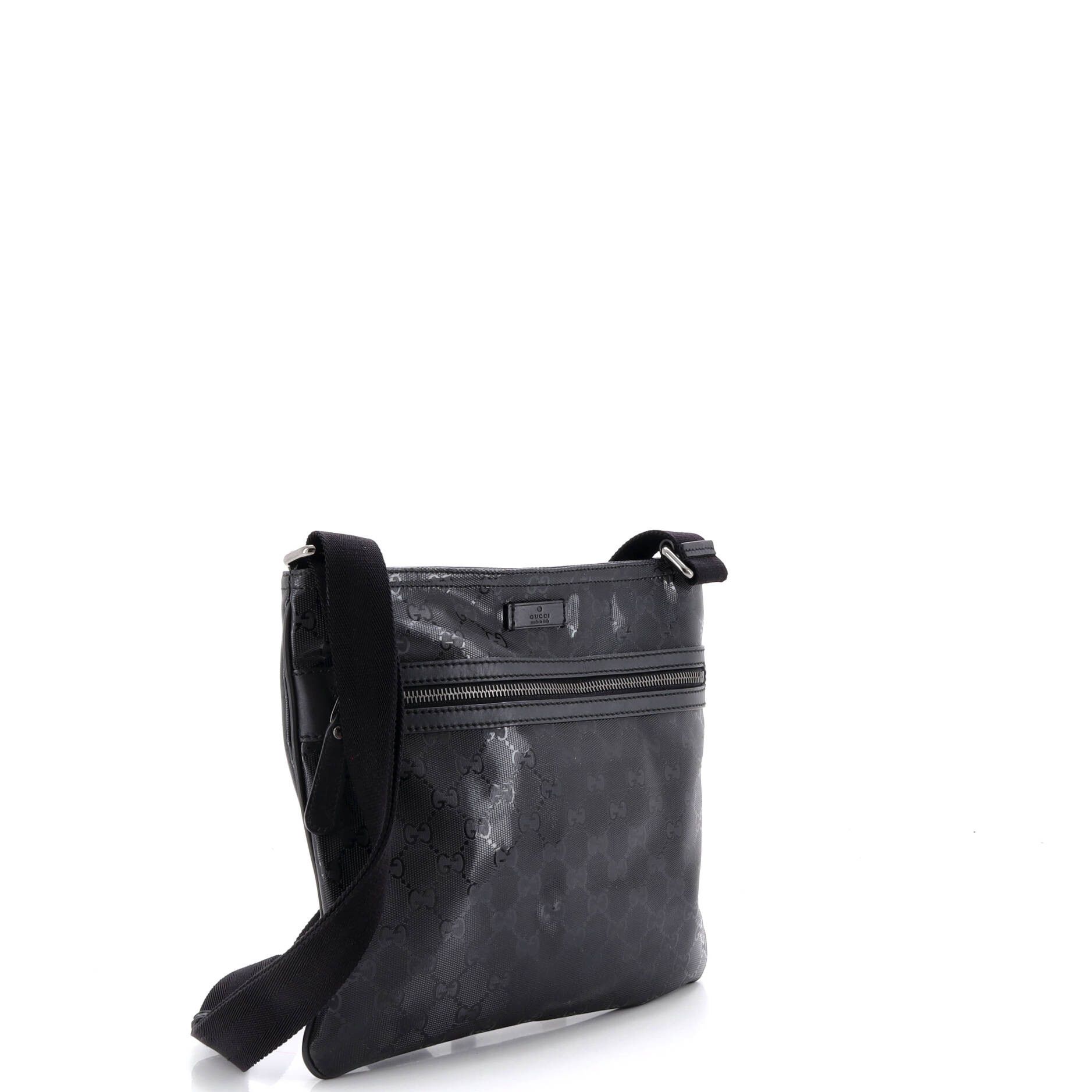 Gucci Front Zip Flat Messenger Bag GG Imprime Medium Size ONE SIZE - 1 Thumbnail