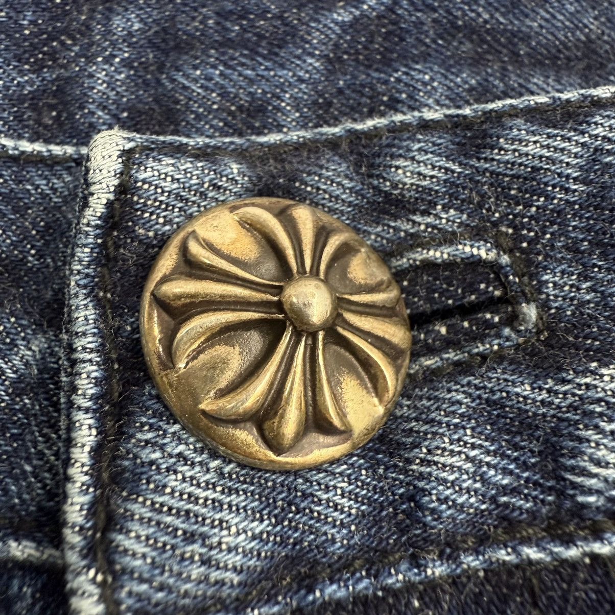 Chrome Hearts Chrome Hearts Turbo Diesel Cross Patch Jean Shorts Size US 29 - 4 Thumbnail