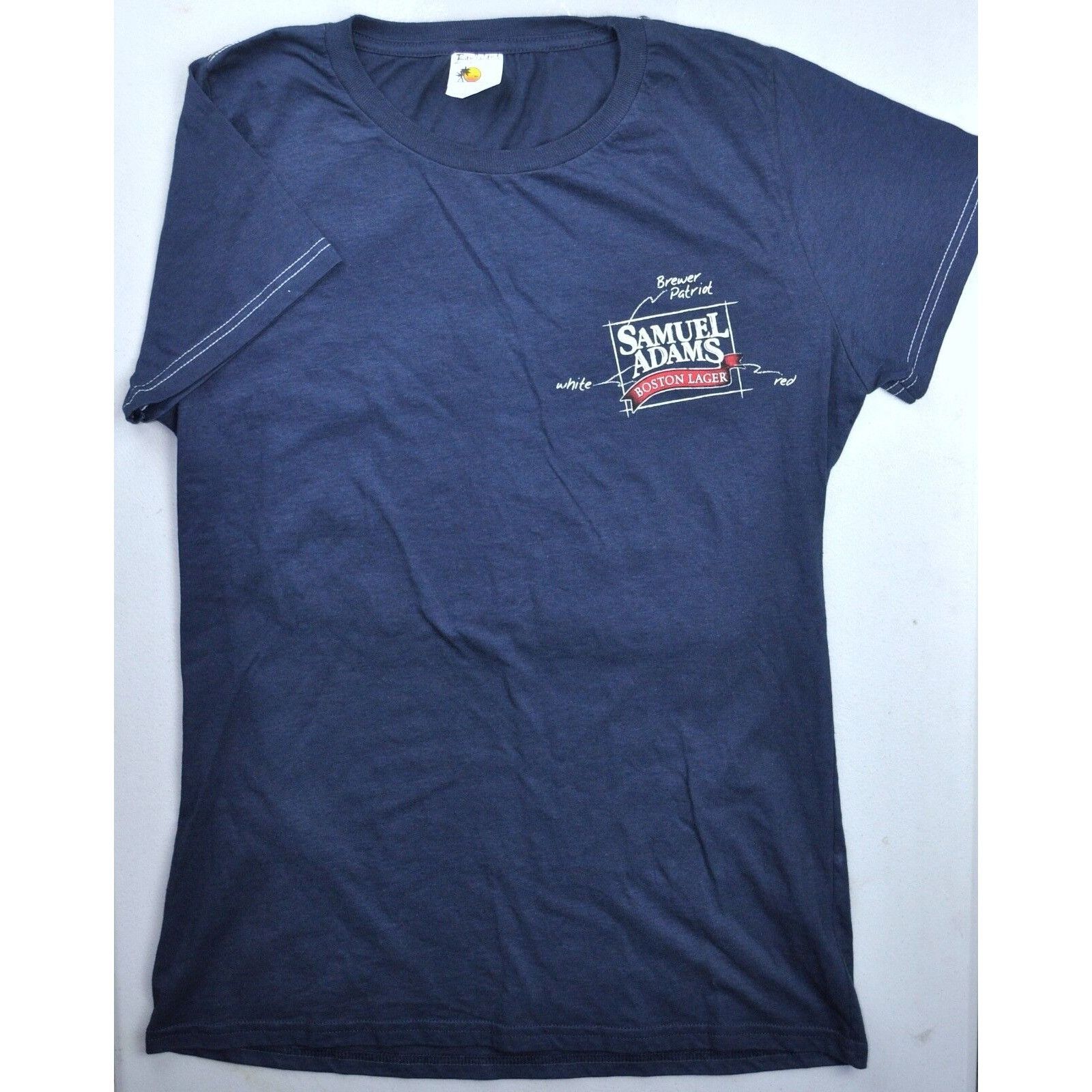 Other Samuel Sam Adams Boston Lager Pint Glass Blueprints Ladies T Size XL / US 12-14 / IT 48-50 - 3 Thumbnail