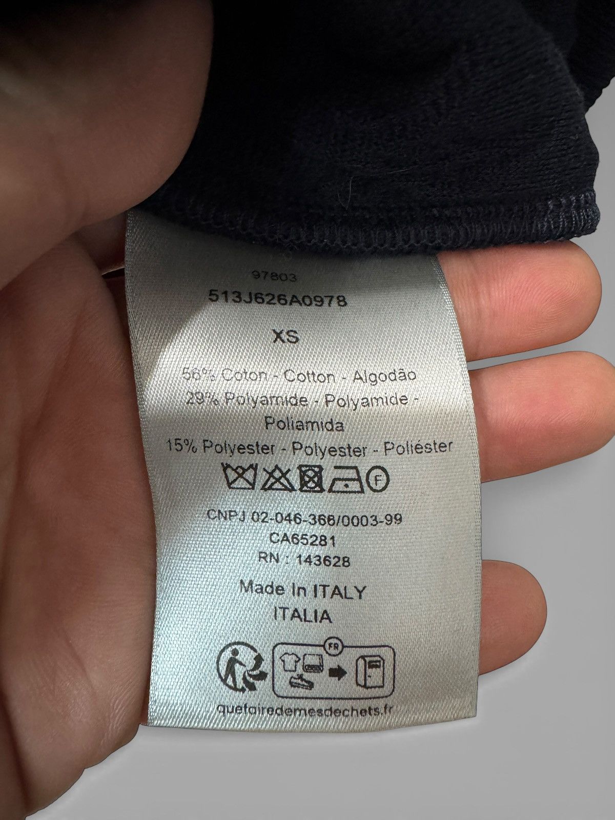 Dior Dior Navy Embroidered Oblique Hoodie Size US XS / EU 42 / 0 - 6 Thumbnail