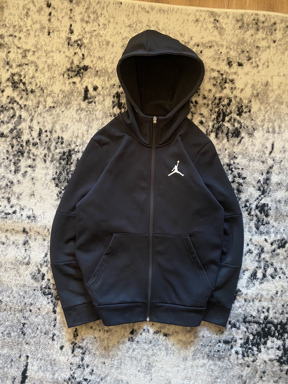 Jordan Brand × Vintage Vintage Basic Jordan Zip-Hoodie Boxy Fit Streetwear Y2k Size US S / EU 44-46 / 1 - 1 Thumbnail