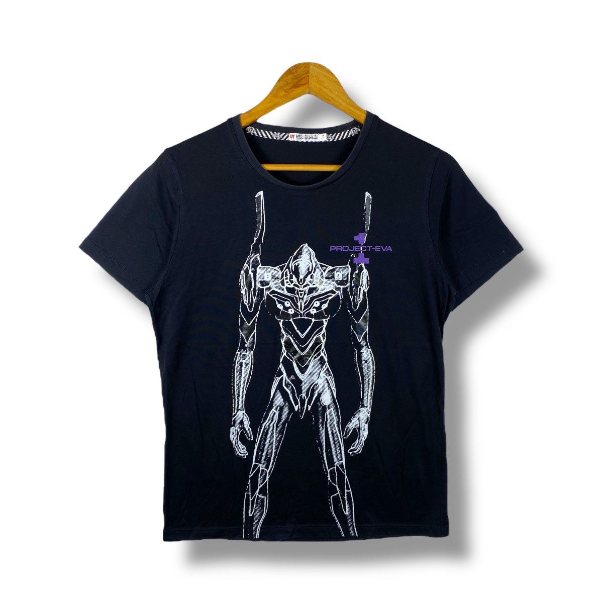 Vintage EVANGELION Project-Eva 01 Graphic Anime Tee Shirt