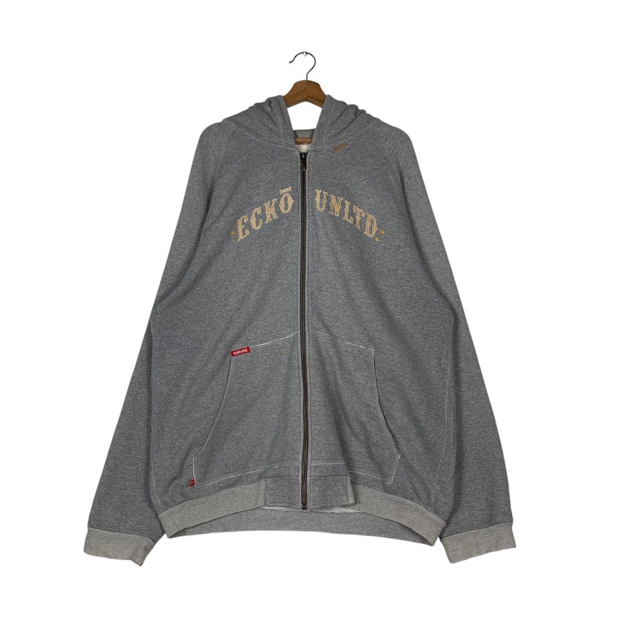 Ecko Unltd. ECKO UNTLD Big Logo Zipper Hoodies Sweatshirt #1336-C60 Size US M / EU 48-50 / 2 - 10 Thumbnail
