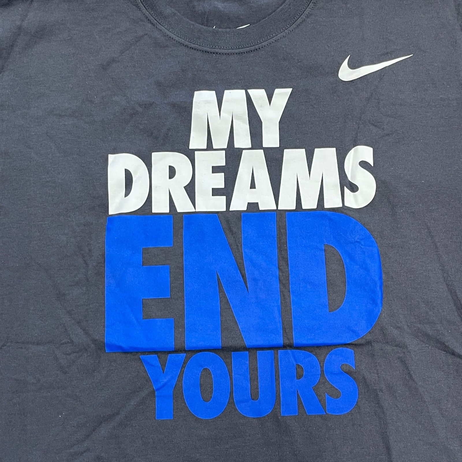 Nike New Nike My Dreams End Yours Regular Fit Gray Tee Large Size US L / EU 52-54 / 3 - 5 Thumbnail