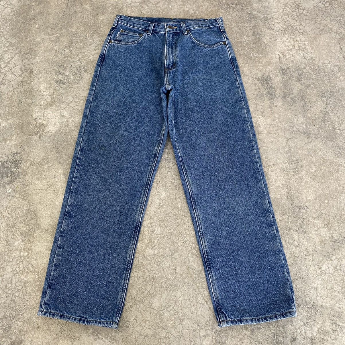 Carhartt Vintage Carhartt Blanket Lined Relaxed Fit Denim Jeans Size US 31 - 4 Thumbnail