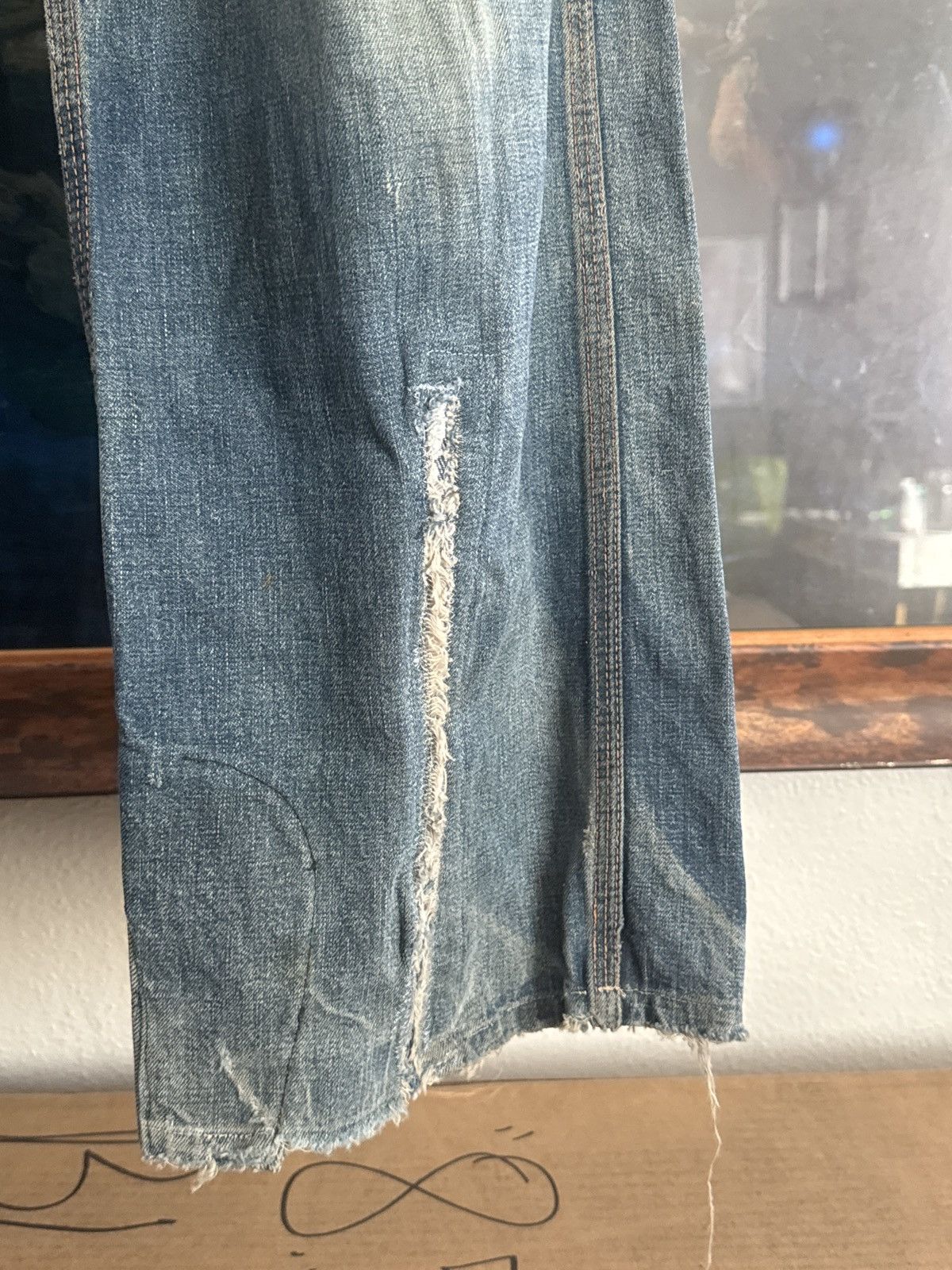Other 1940s REPAIRED • BUCKLE BACK DENIM Size US 30 / EU 46 - 7 Thumbnail
