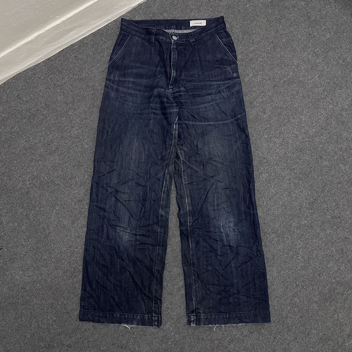 If Six Was Nine × Japanese Brand SINME Wide Leg Baggy Jeans Universal Zipper Made in Japan Size US 29 - 1 Thumbnail