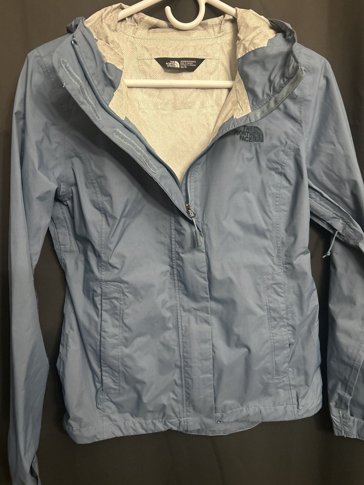 The North Face Blue North Face rain jacket Size XS / US 0-2 / IT 36-38 - 2 Thumbnail