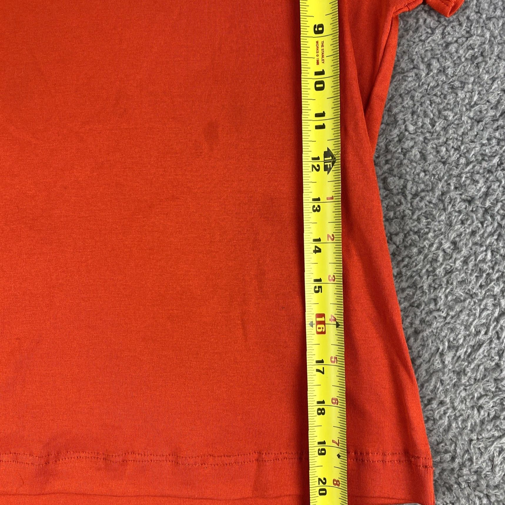 Ralph Lauren Lauren Ralph Lauren Women's Orange Medium Crew Neck T-Shirt 37-47 / 37-47 / Orange / M / Crew Neck / Short Sleeve / Solid / Regular / Teens / 37-47 Size M / US 6-8 / IT 42-44 - 7 Thumbnail