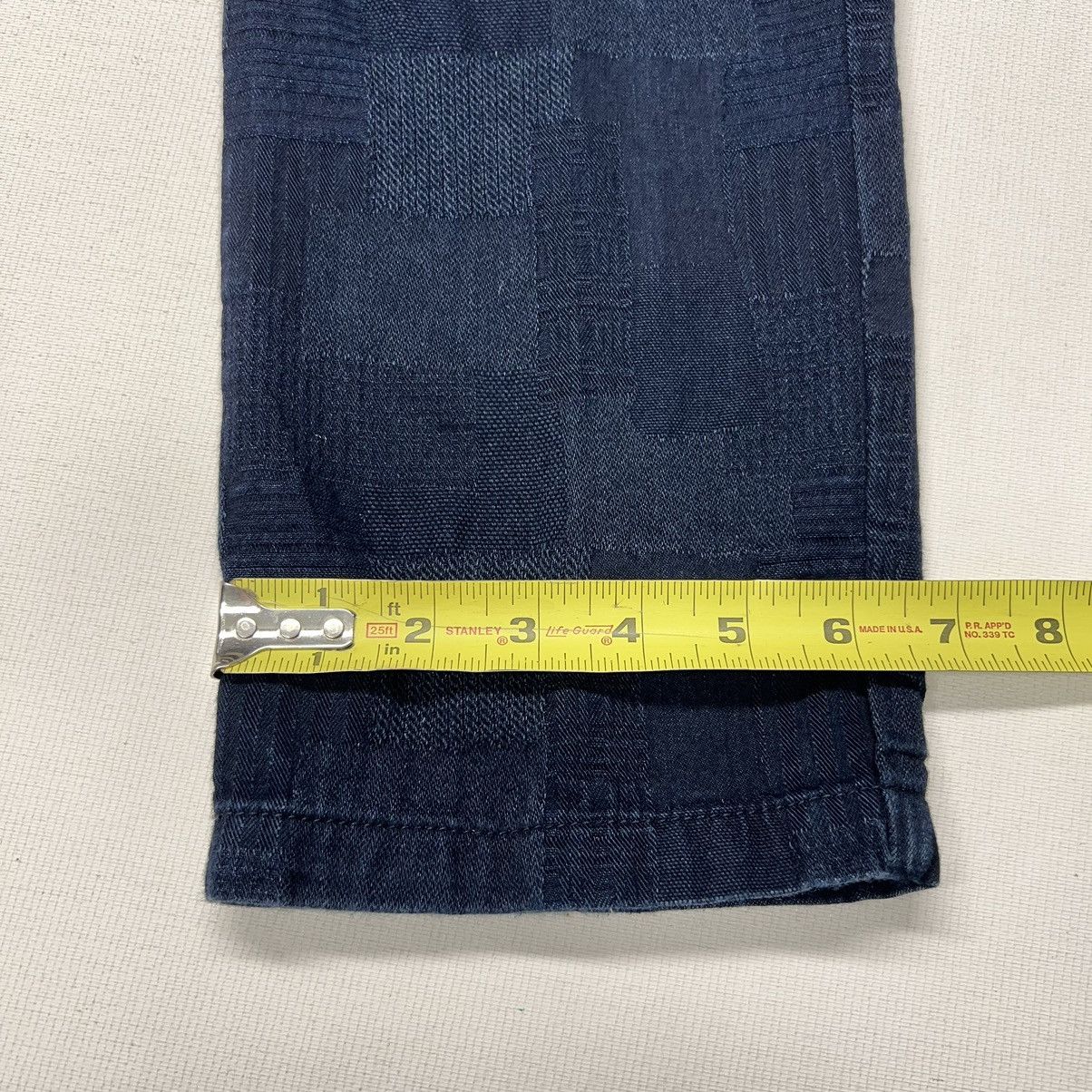 Other Nifty Genius Pants Blue Patch Chino Dress Button Navy Casual Size US 28 / EU 44 - 16 Thumbnail