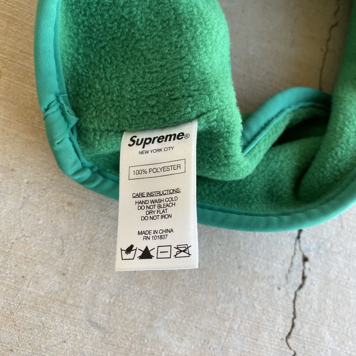 Supreme Supreme Fleece Headband Green 2013 Vintage Designer Y2K Size ONE SIZE - 3 Thumbnail