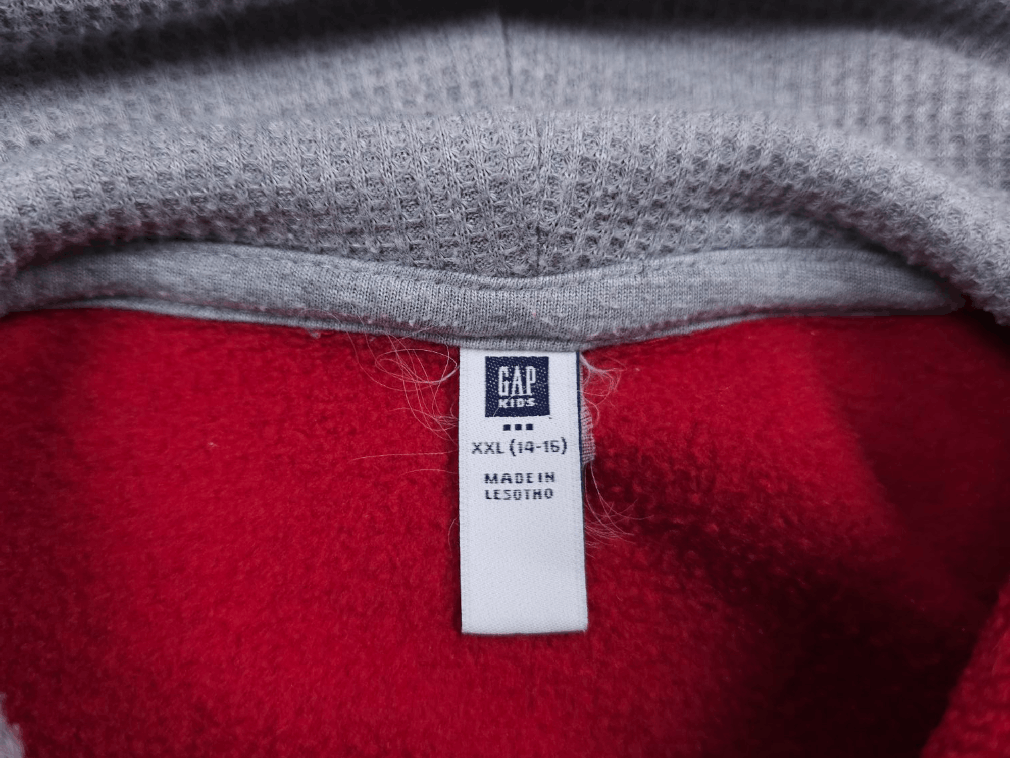 Gap 💎 Vintage Gap Spell Out Logo Fleece Hoodie Sweatshirt Y2K Size US S / EU 44-46 / 1 - 5 Thumbnail