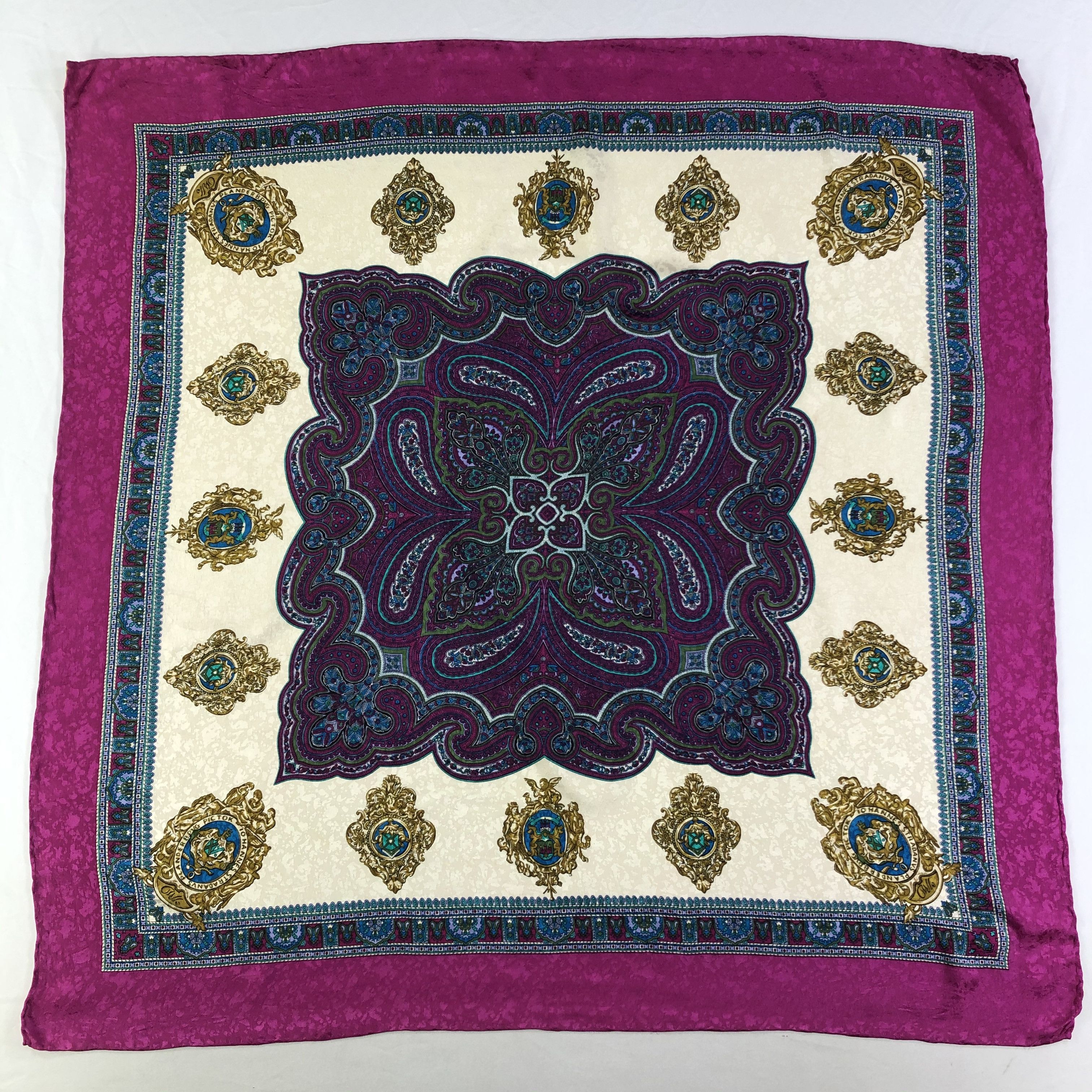 Vintage Vintage Silk Scarf Size ONE SIZE - 2 Thumbnail