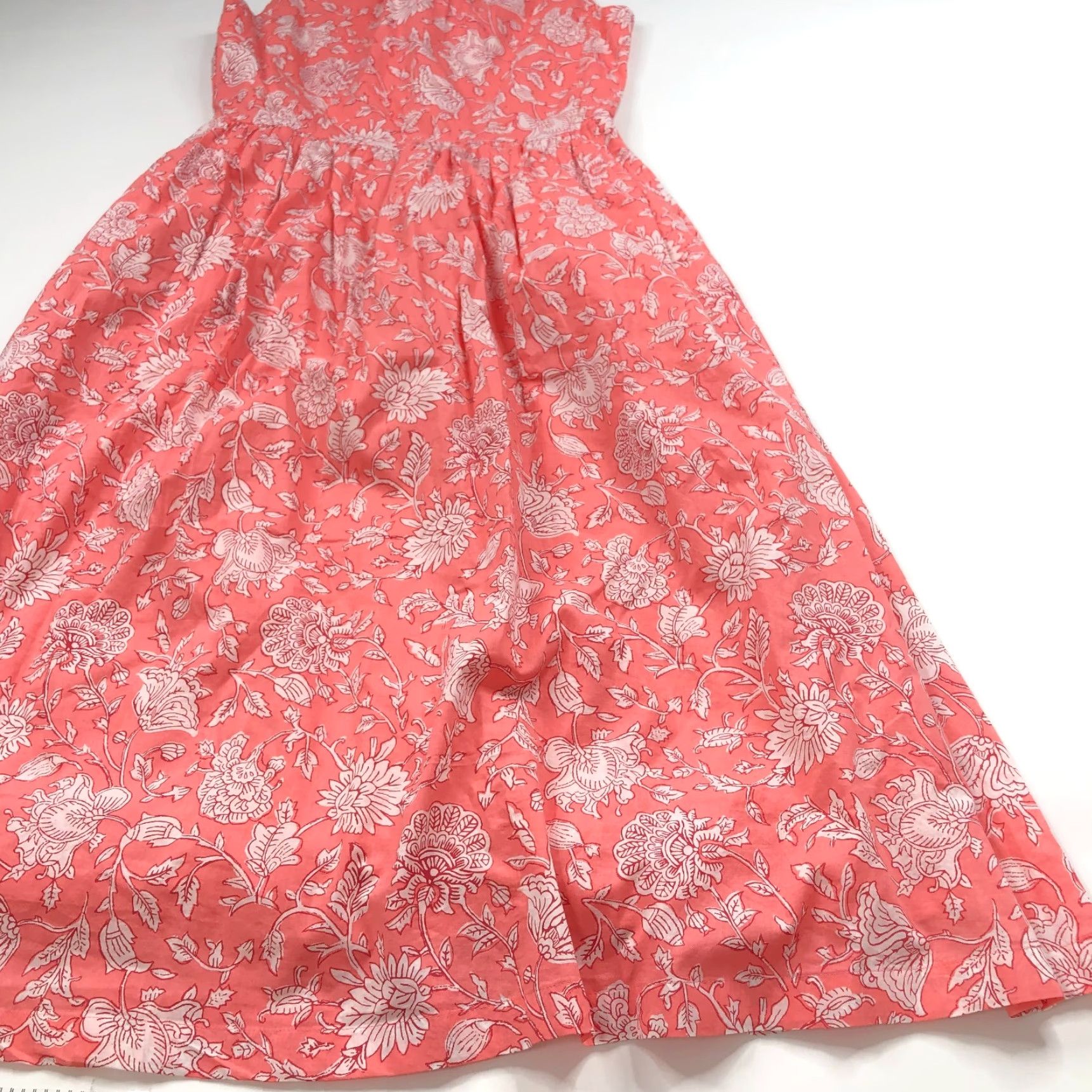 J.Crew J.Crew Factory 4 Fit and Flare Midi Dress Pink Floral Sleeveless Casual Party/Cocktail Womens Midi Dress Size S / US 4 / IT 40 - 7 Thumbnail