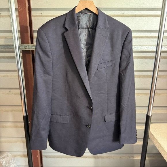Ralph Lauren LAUREN by Ralph Lauren Men's Navy Blazer Sz 44L Size 44L - 1 Thumbnail